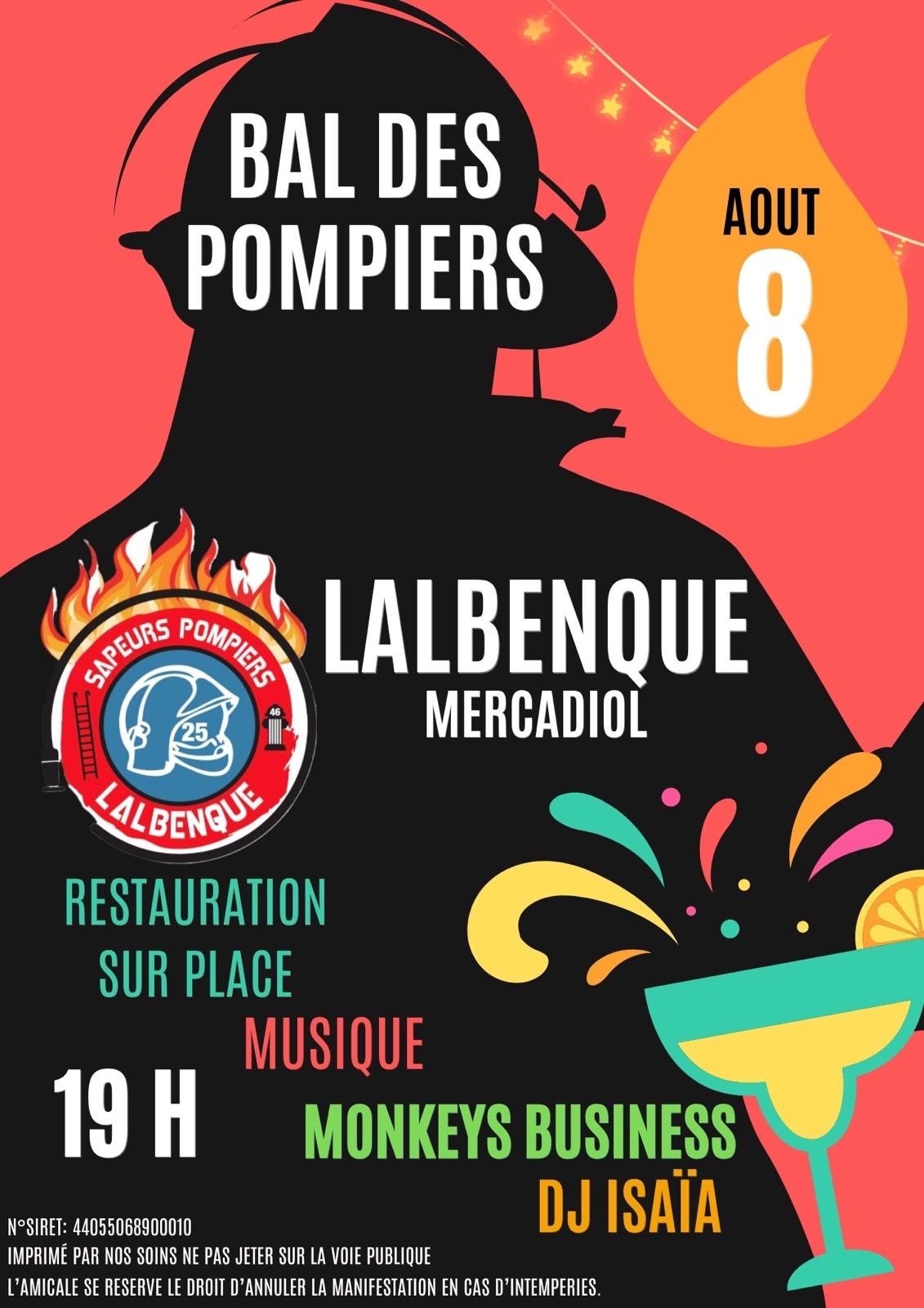 Figeac : Bal des pompiers de Lalbenque