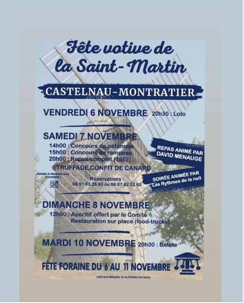 Figeac : Fête Votive à Castelnau-Montratier