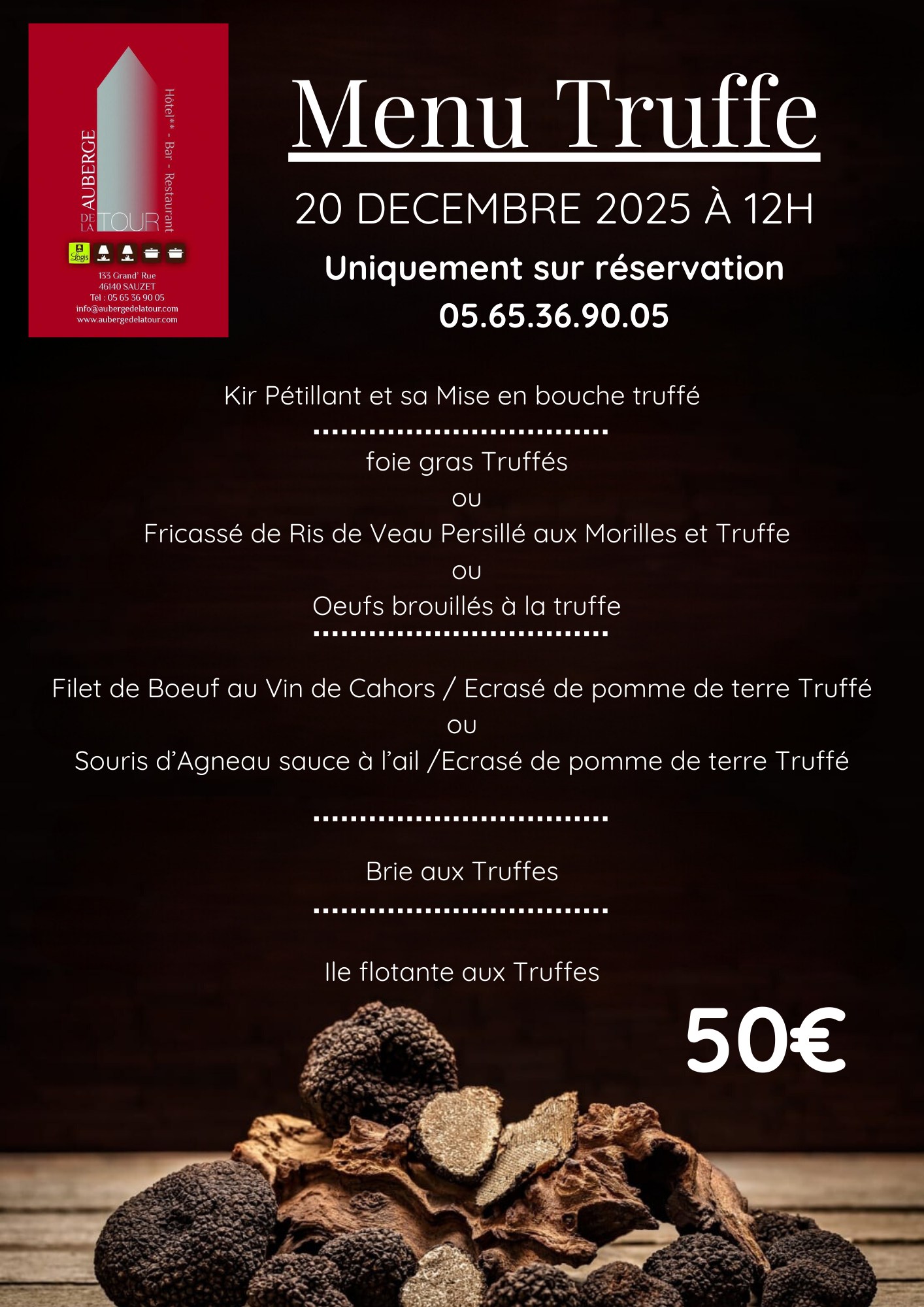 Marché aux truffes et produits du terroir