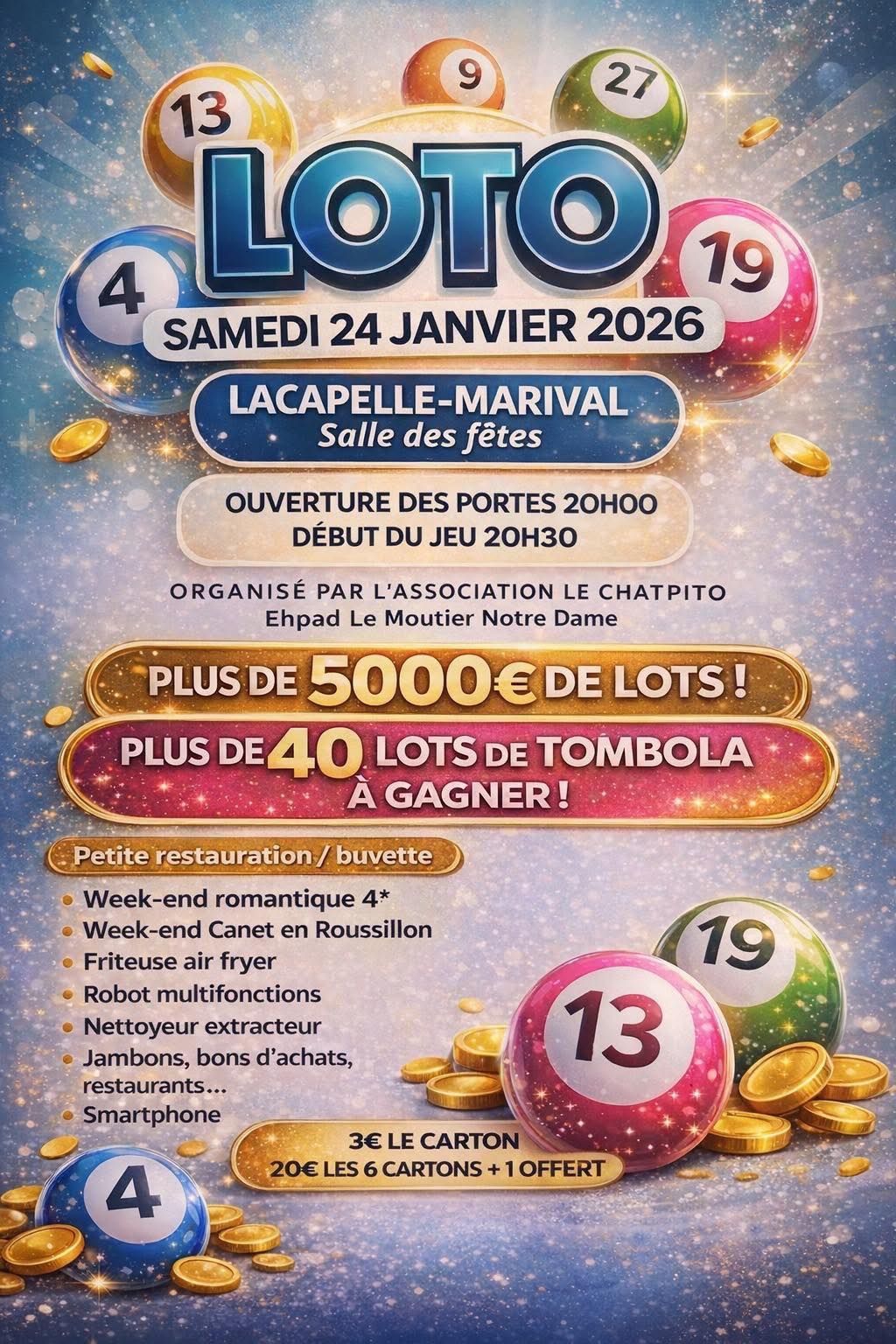 Figeac : Quine à Lacapelle-Marival