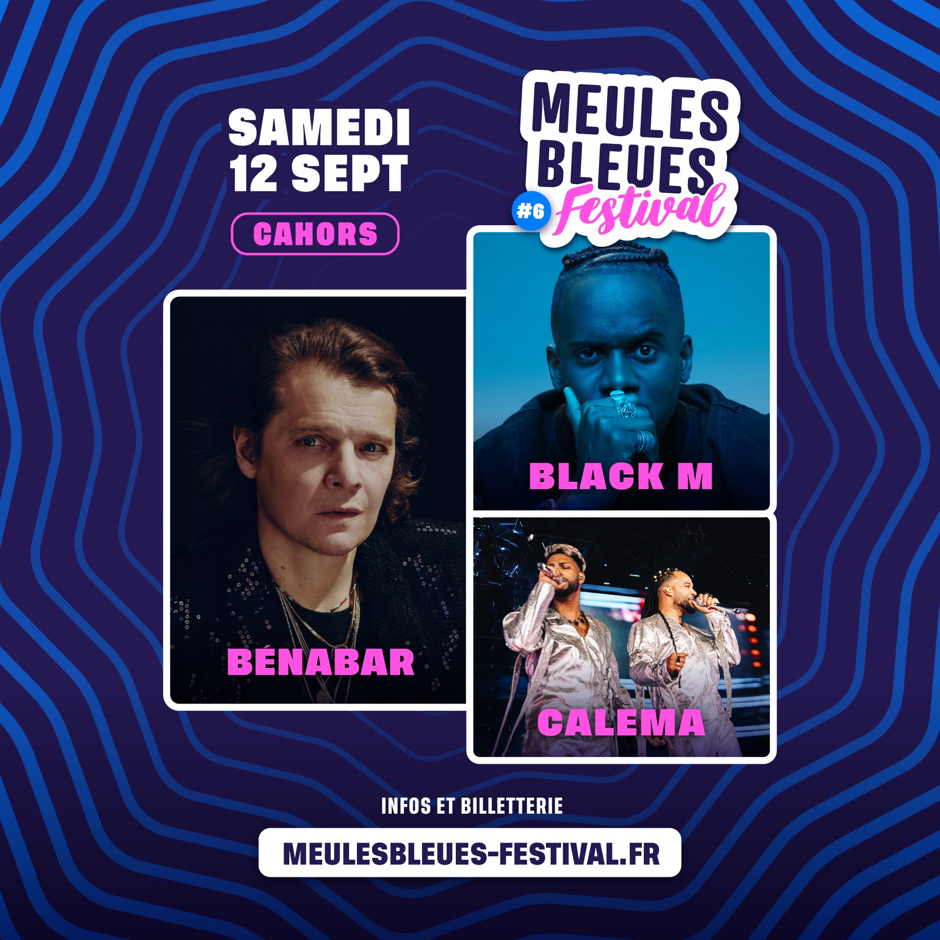 Figeac : Le Meules Bleues Festival : Bénabar, Calema et Black M