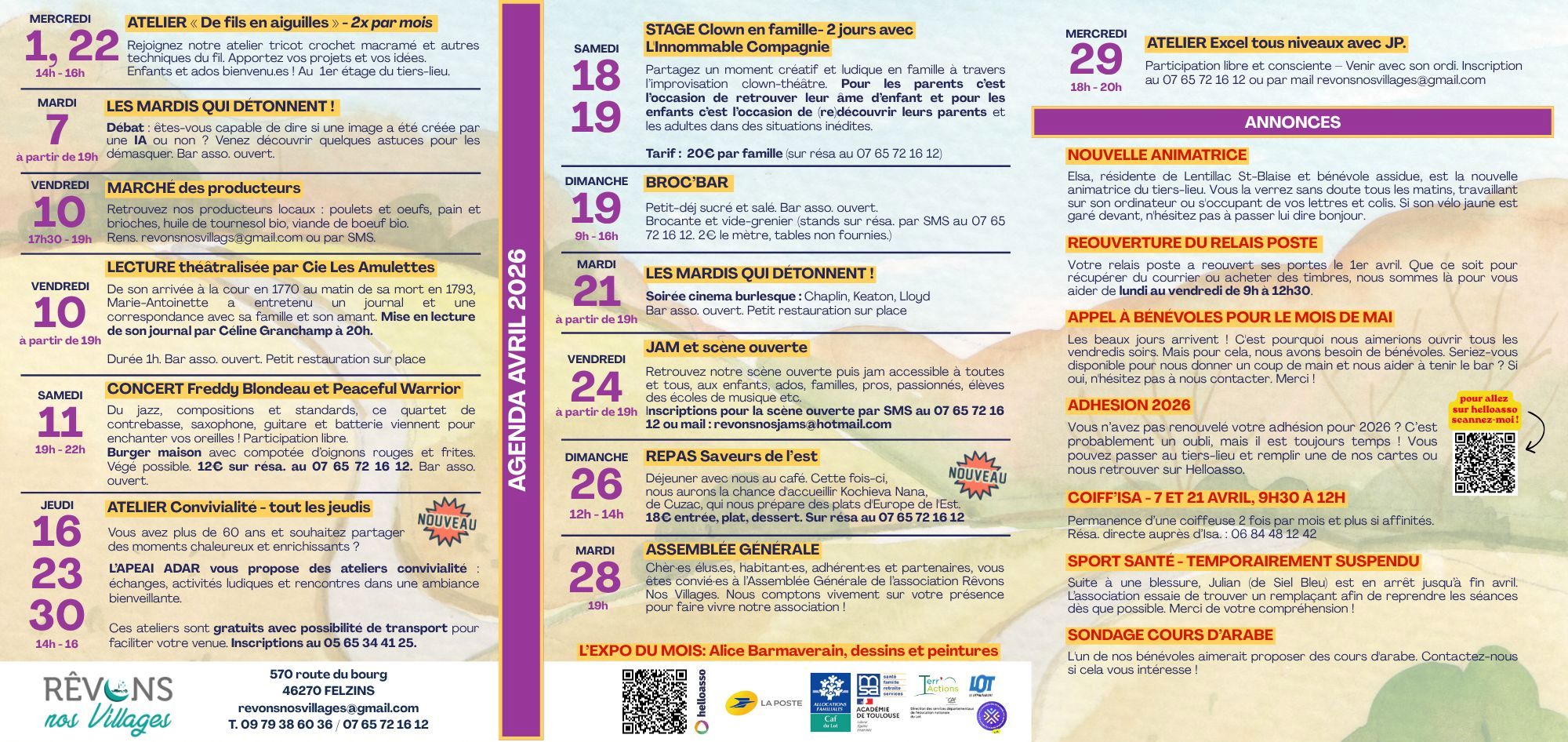 Figeac : Les mardis soirs qui détonnent à l'association Rêvons nos Villages à Felzins !