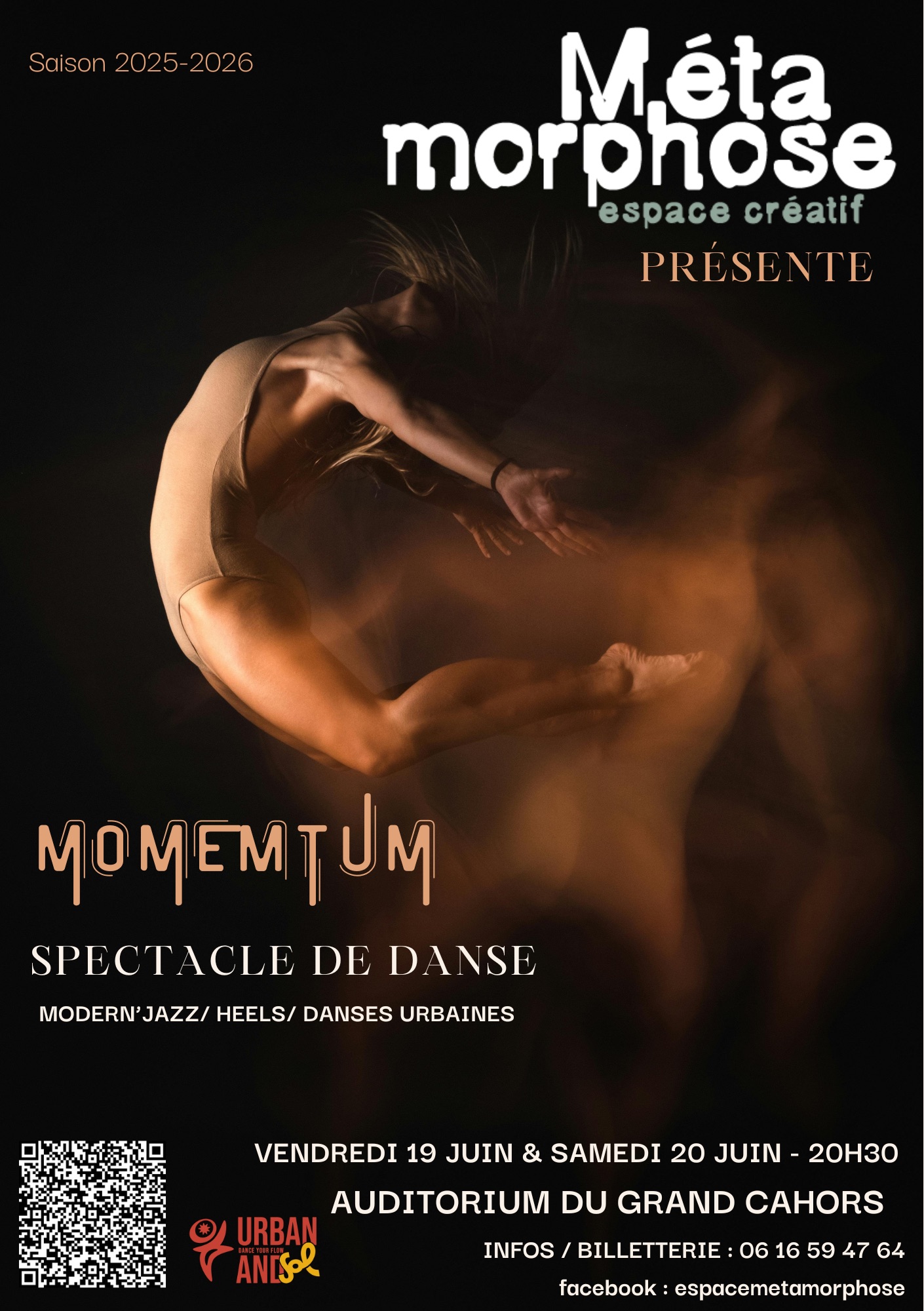 Figeac : Momentum : spectacle de danse à l'Auditorium du Grand Cahors