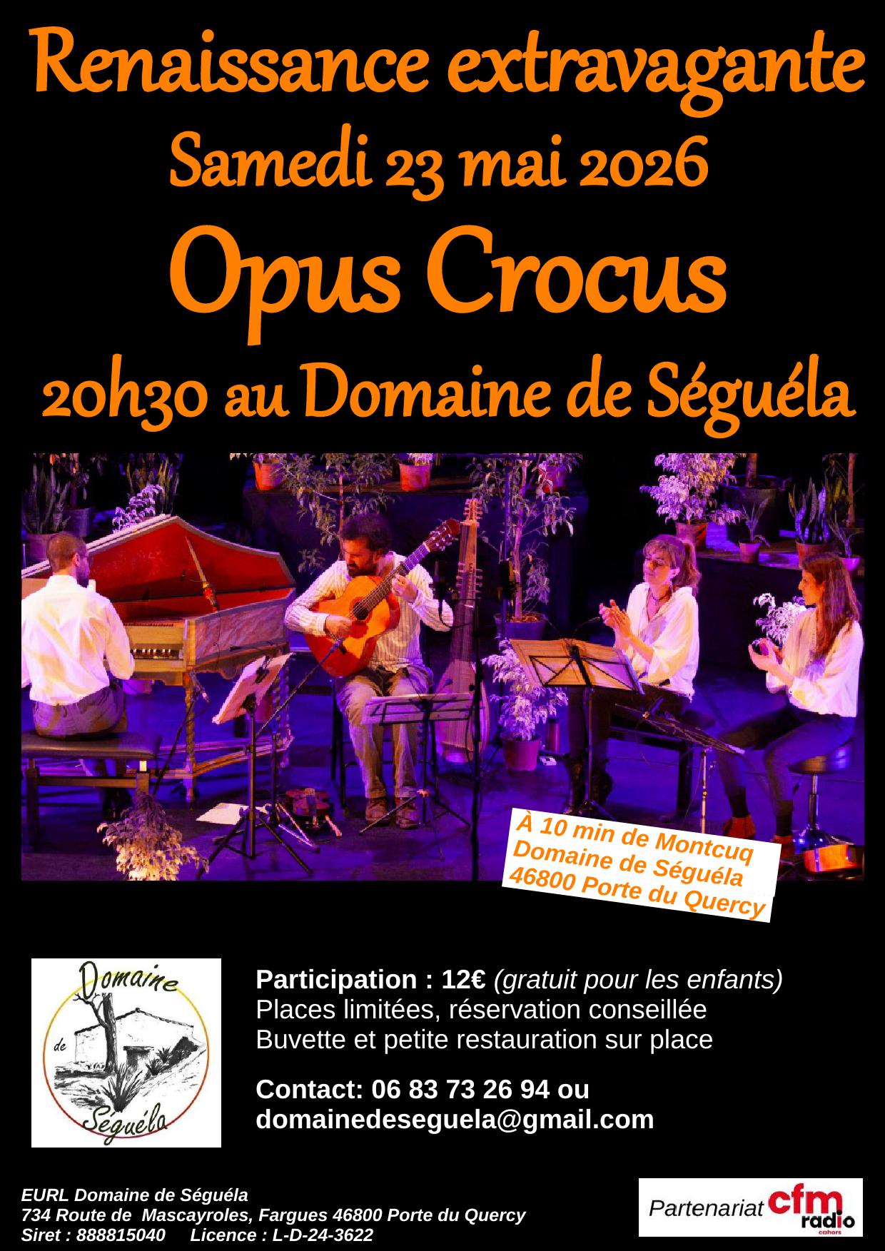 Figeac : Concert Opus Crocus