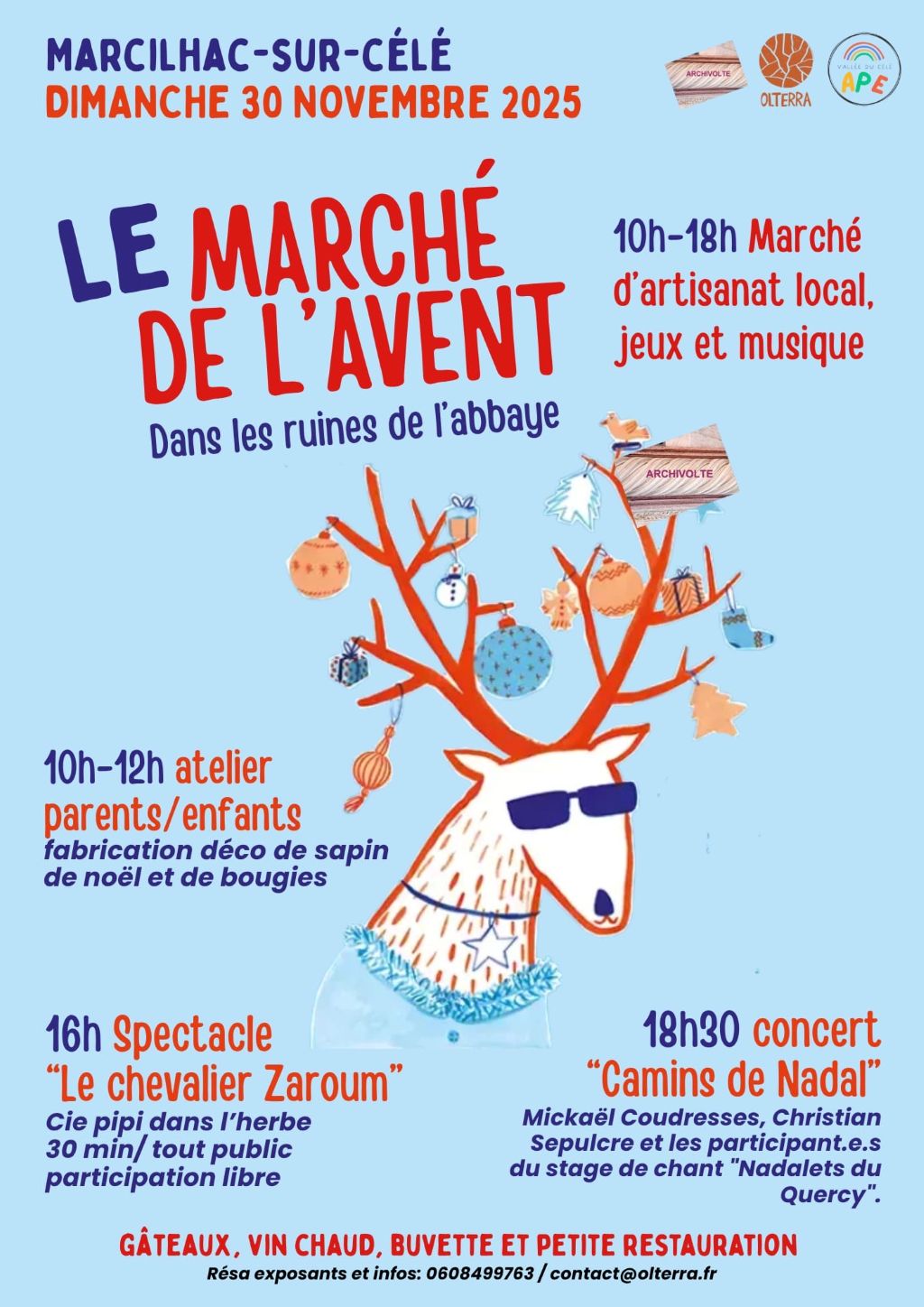 Figeac : Marché de l’Avent à Marcilhac-sur-Célé
