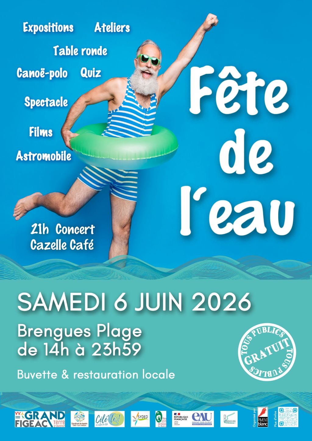 Figeac : Célé'té en vallée du célé  : fête de l'eau à Brengues !