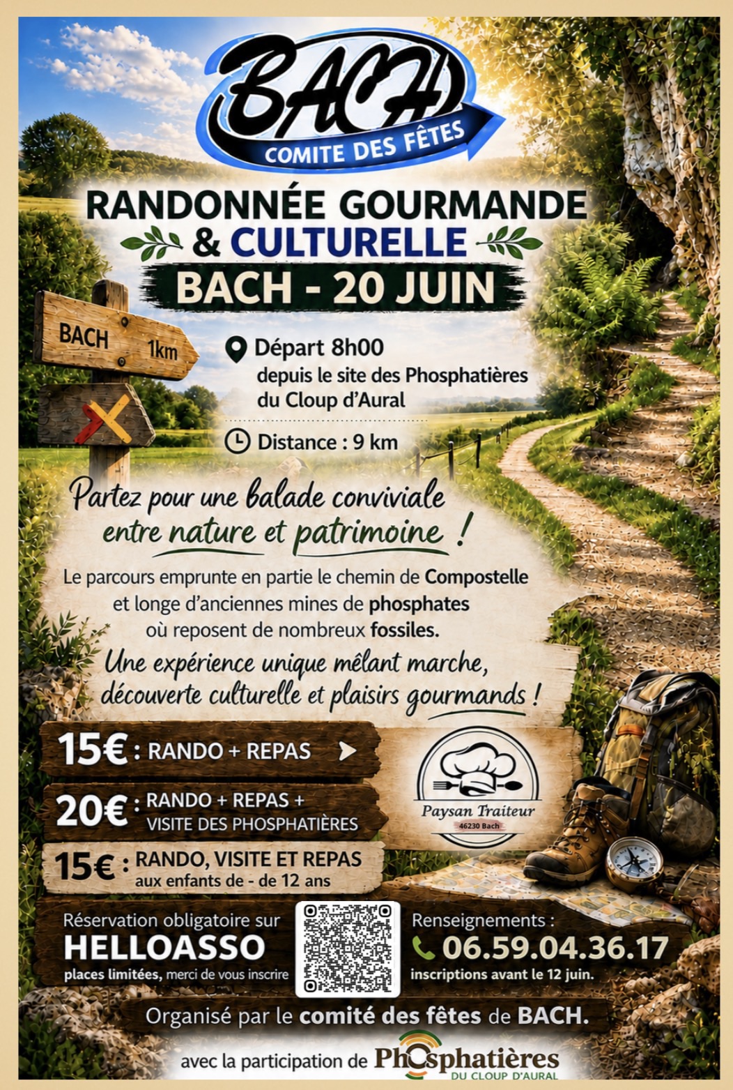 Figeac : Rando gourmande & culturelle à Bach