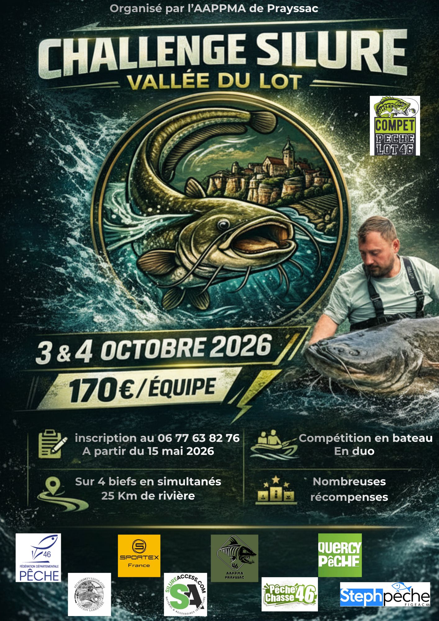 Figeac : Challenge silure - Vallée du Lot