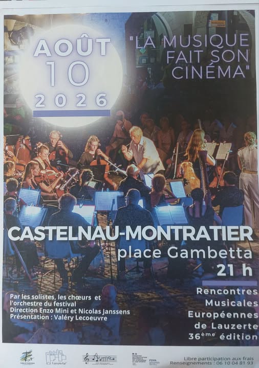 Figeac : Concert des Rencontres Musicales Européennes à Castelnau-Montratier