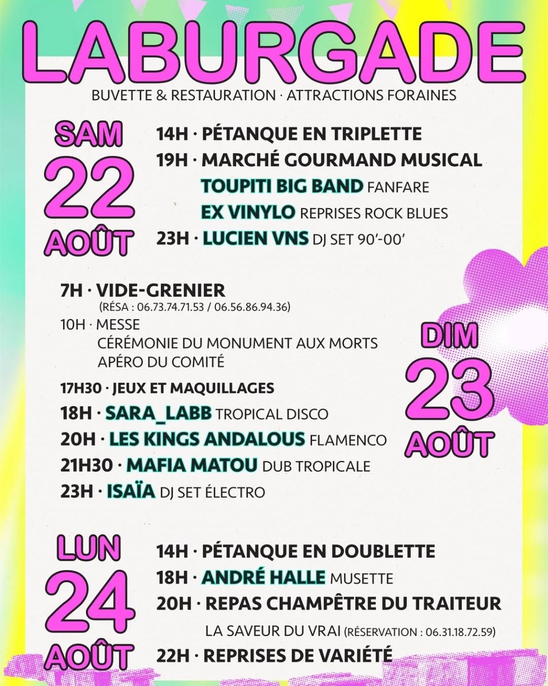 Figeac : Fête votive de Laburgade
