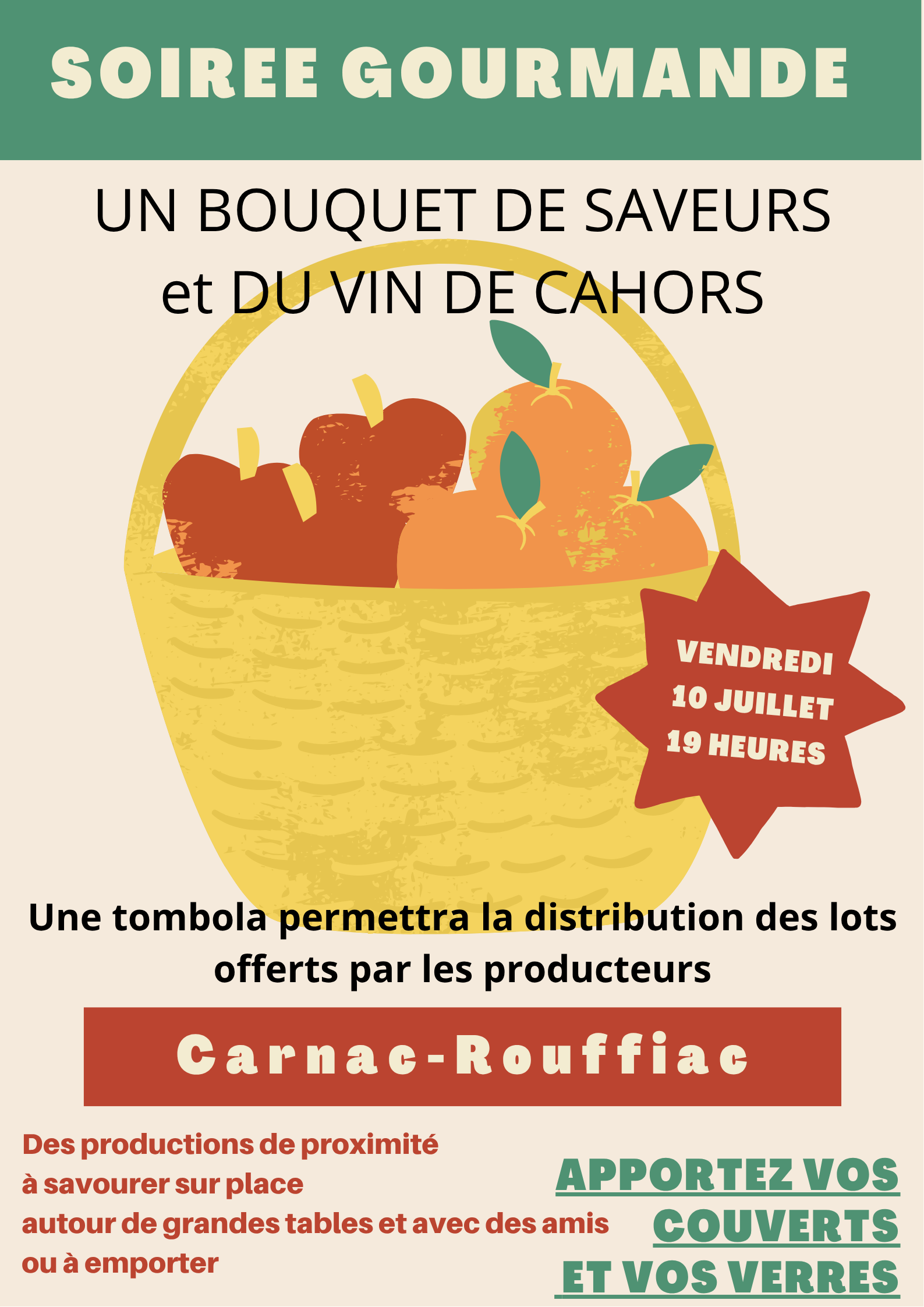 Figeac : Marché Gourmand à Carnac-Rouffiac