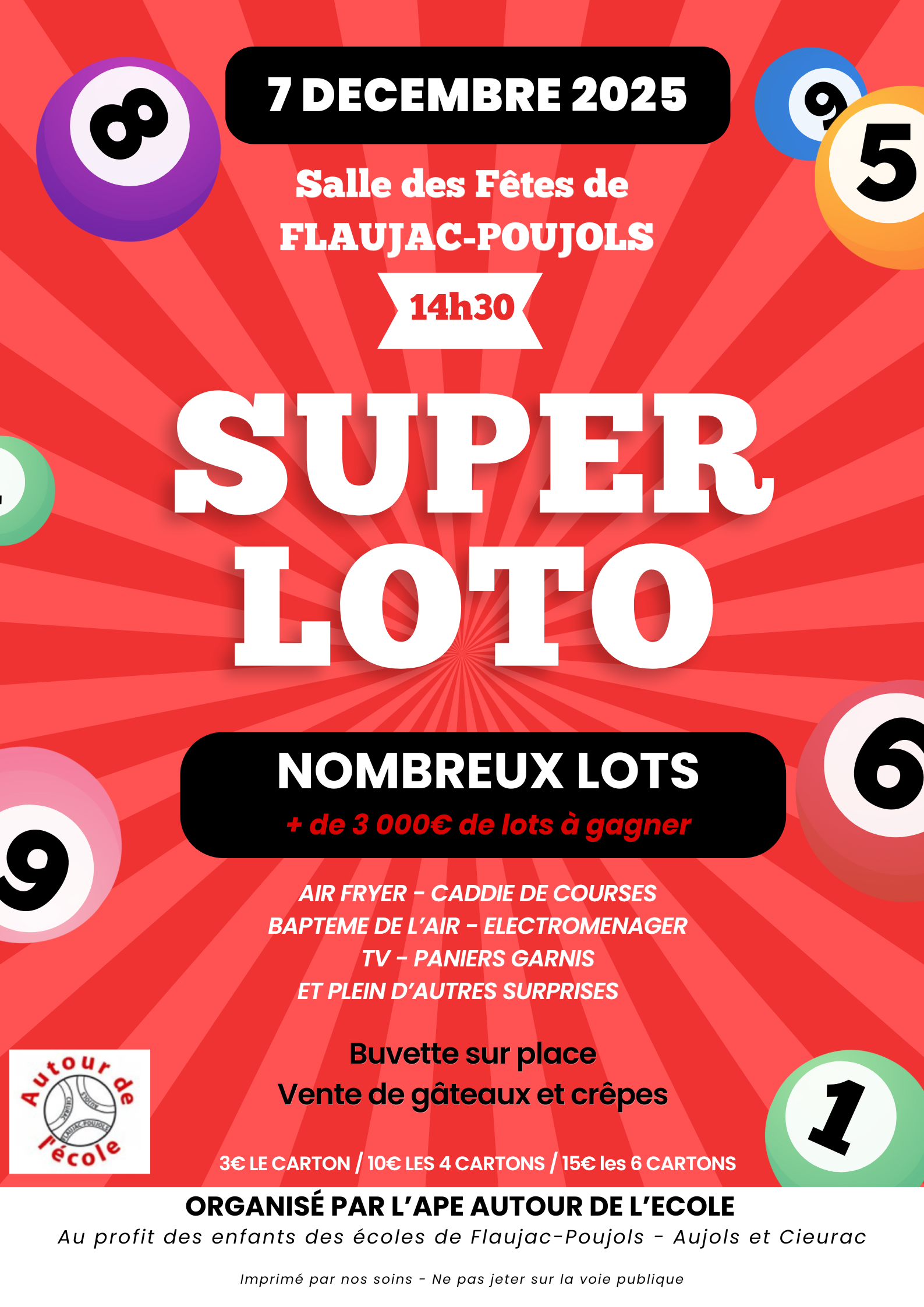 Figeac : Loto de l'APE