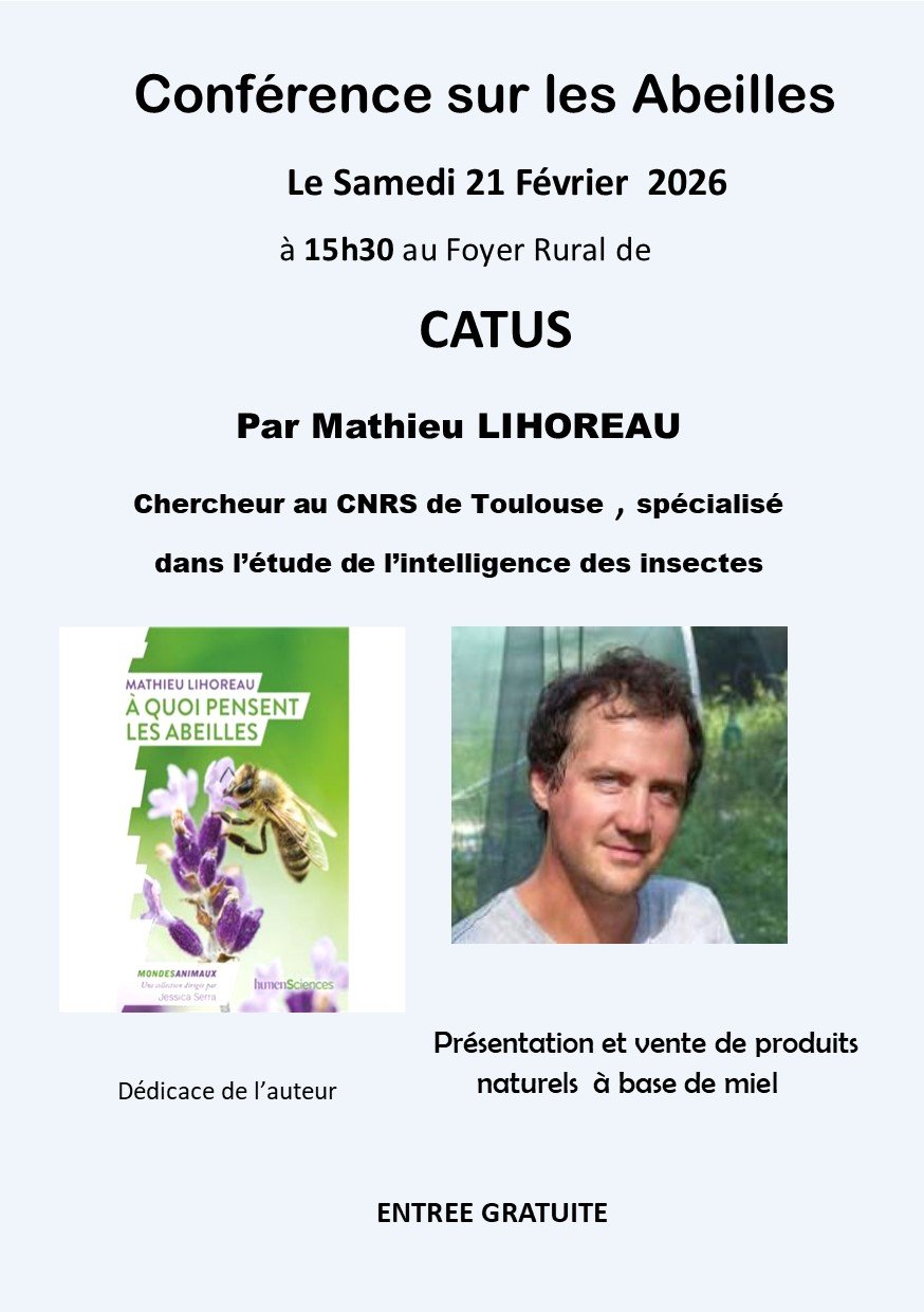 Figeac : Conférence : A quoi pensent les abeilles ?