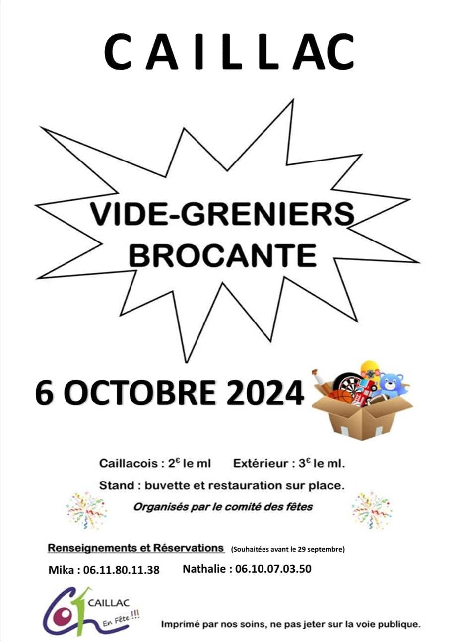 Figeac : Vide-greniers à Caillac