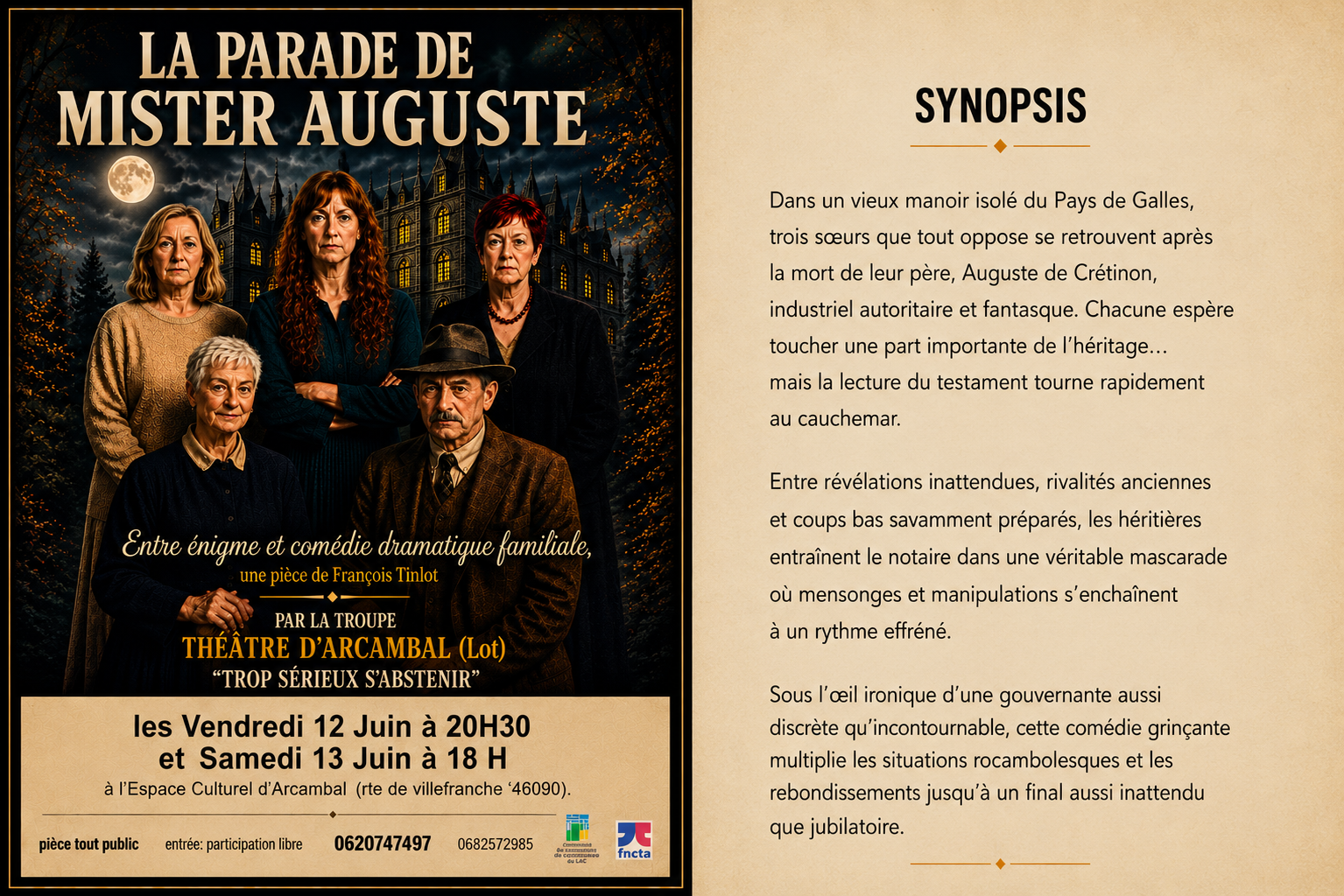 Figeac : Théâtre à Arcambal: 