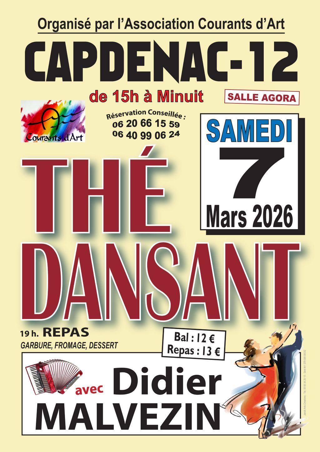 Figeac : Thé dansant  à Capdenac-Gare