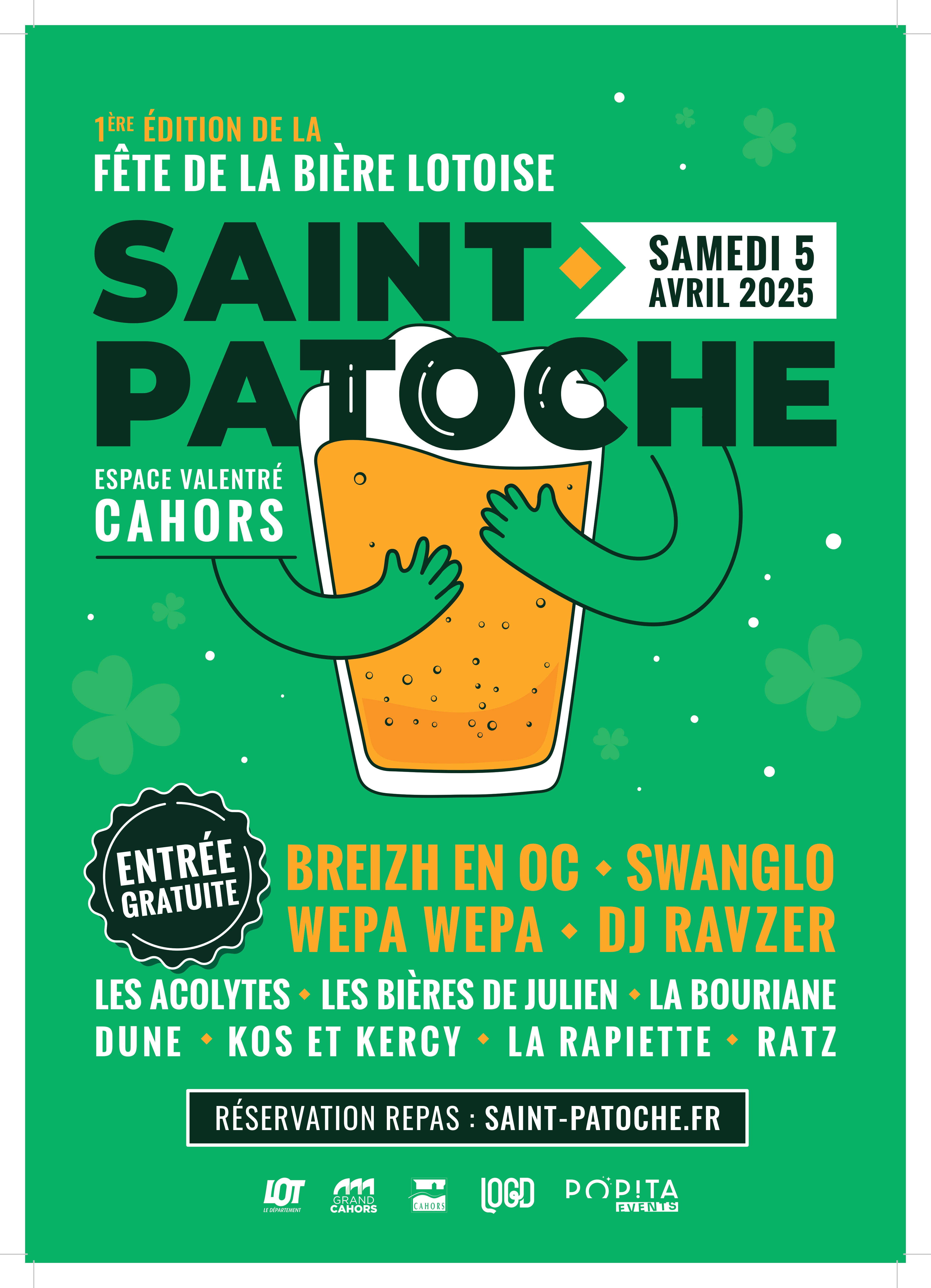 Figeac : Saint Patoche, fête de la bière lotoise