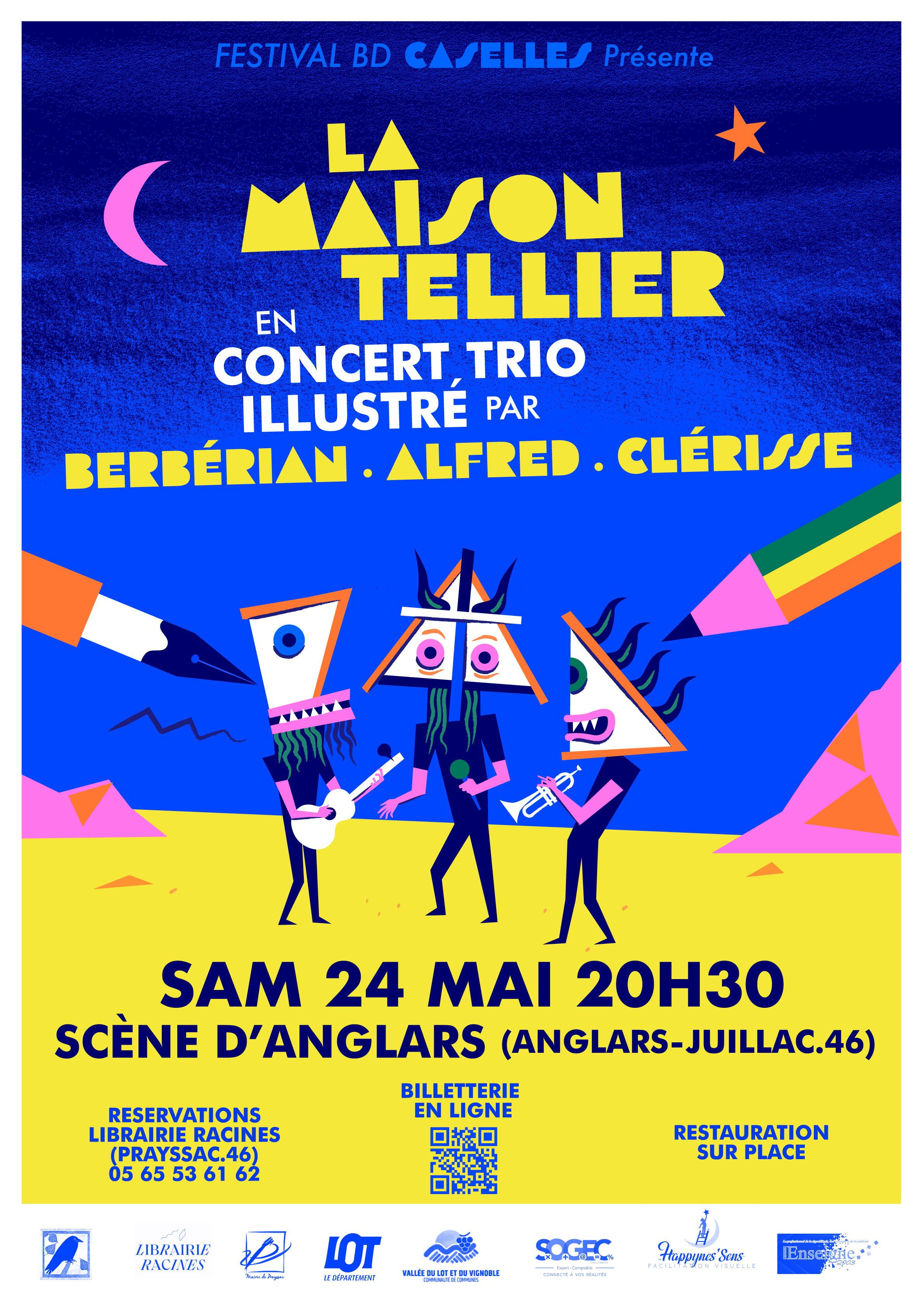 Figeac : Festival Caselles : concert dessiné