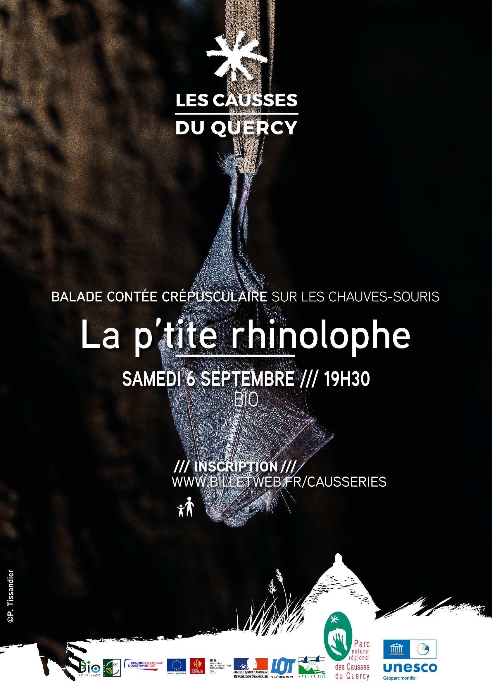 Figeac : La p’tite rhinolophe : Balade contée crépusculaire sur les chauves-souris