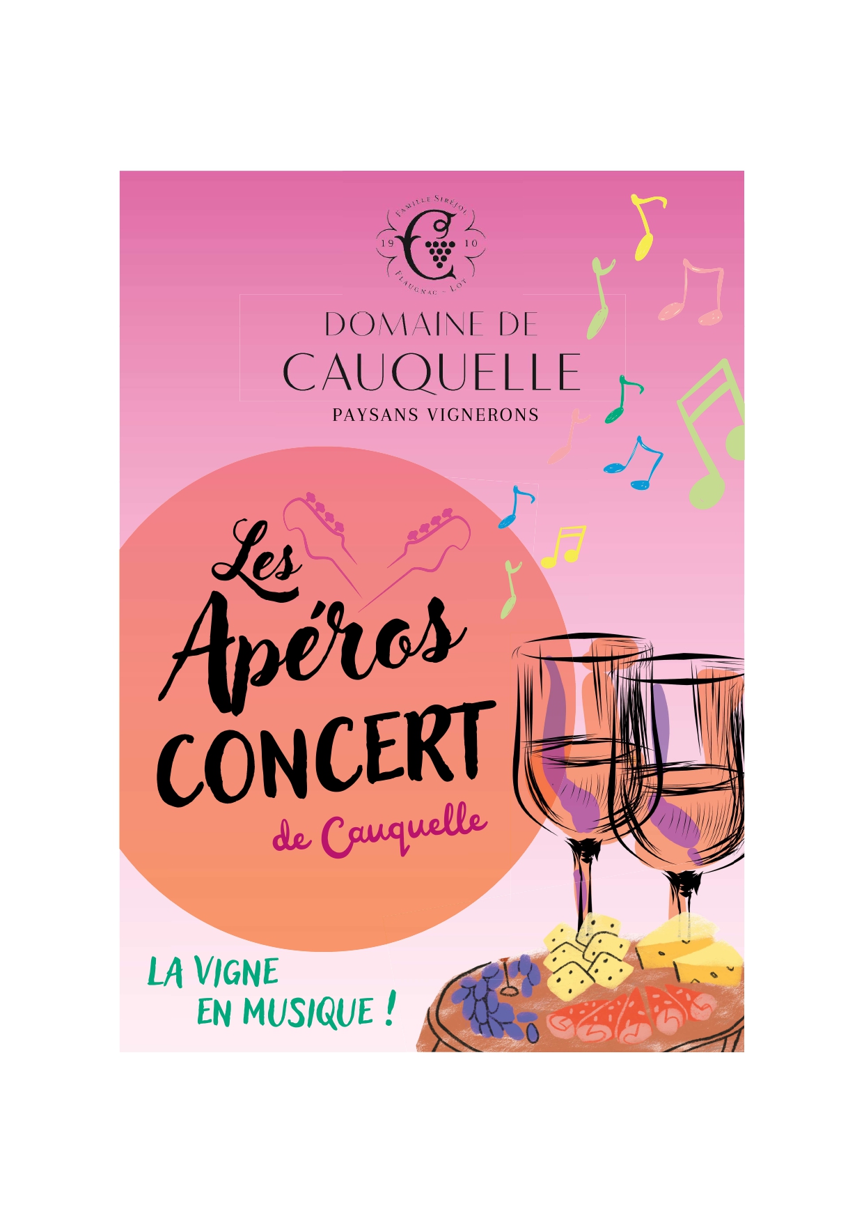 Figeac : Apéro-Concert au Domaine de Cauquelle
