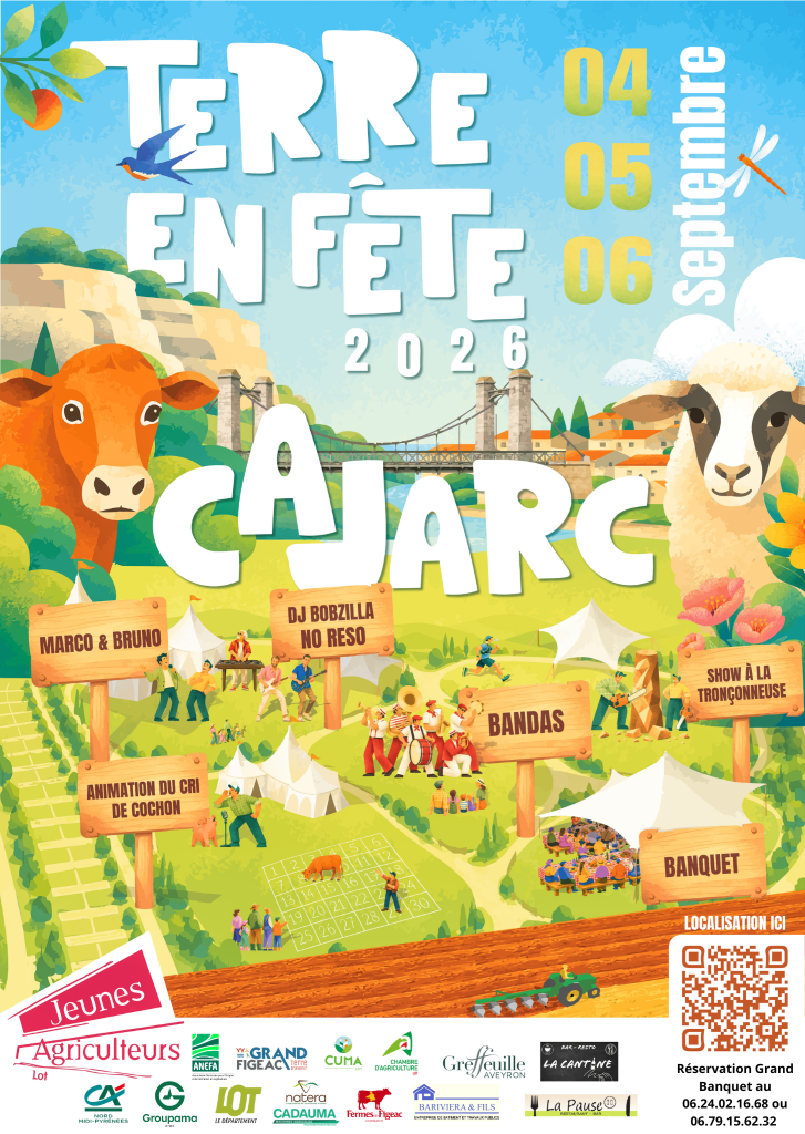 Figeac : Marché gourmand deTerre en fête à Cajarc