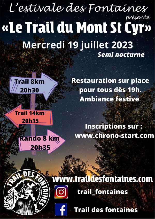 Figeac : Estivale des Fontaines: trail du Mont Saint-Cyr