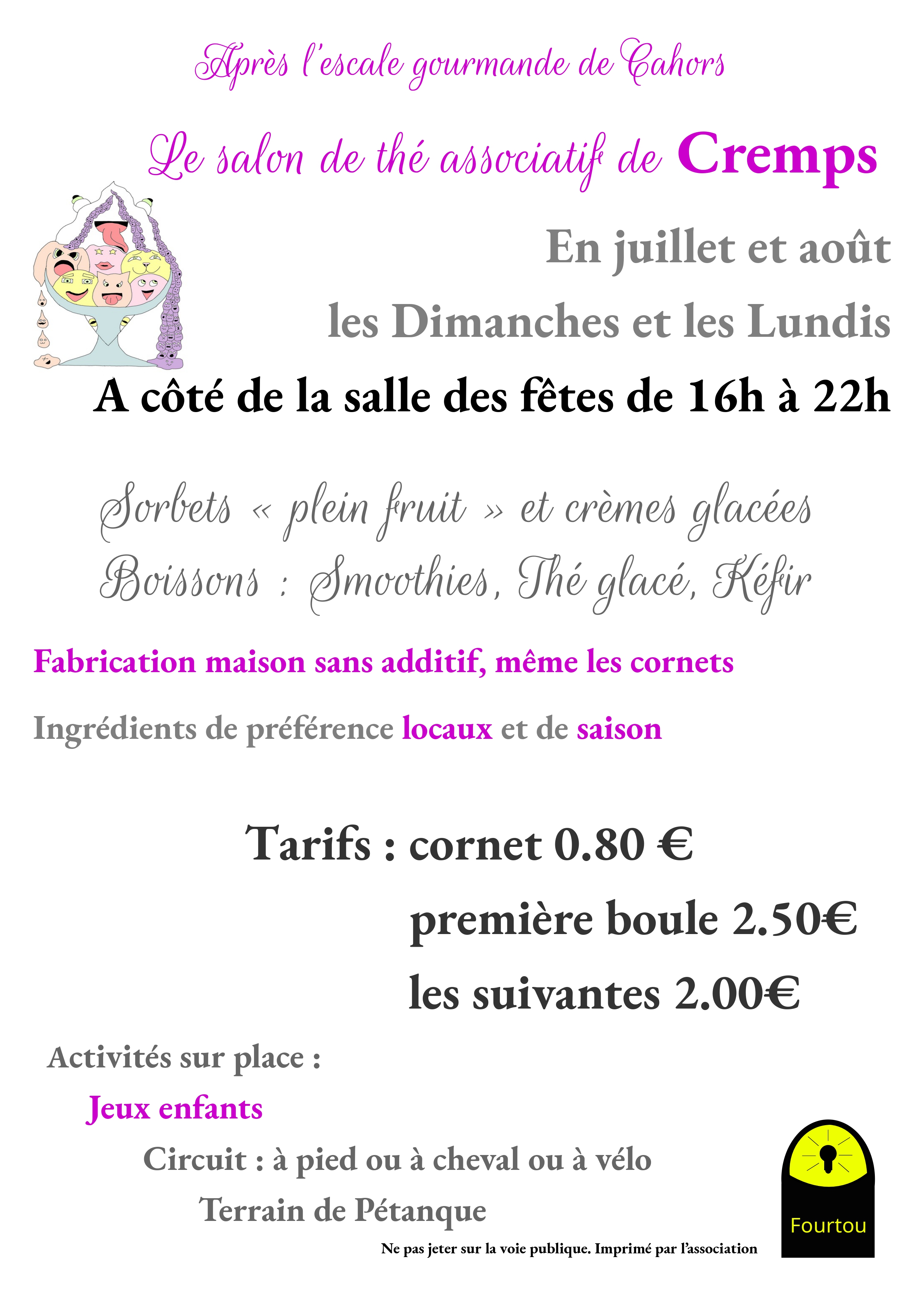 Figeac : Salon de thé associatif éphémère du Fourtou