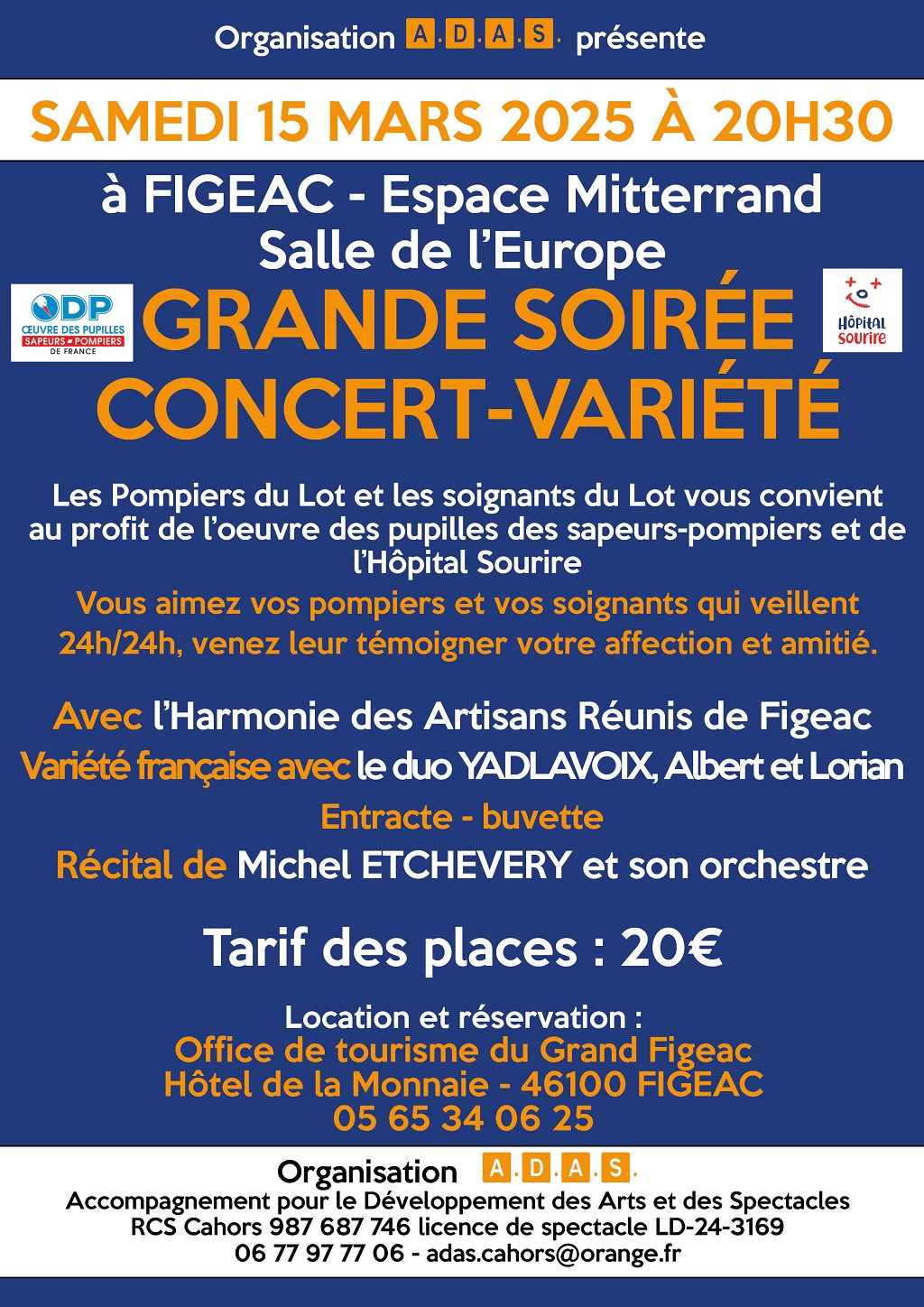 ANNULÉE Grande Soirée Concert-Variété à Figeac