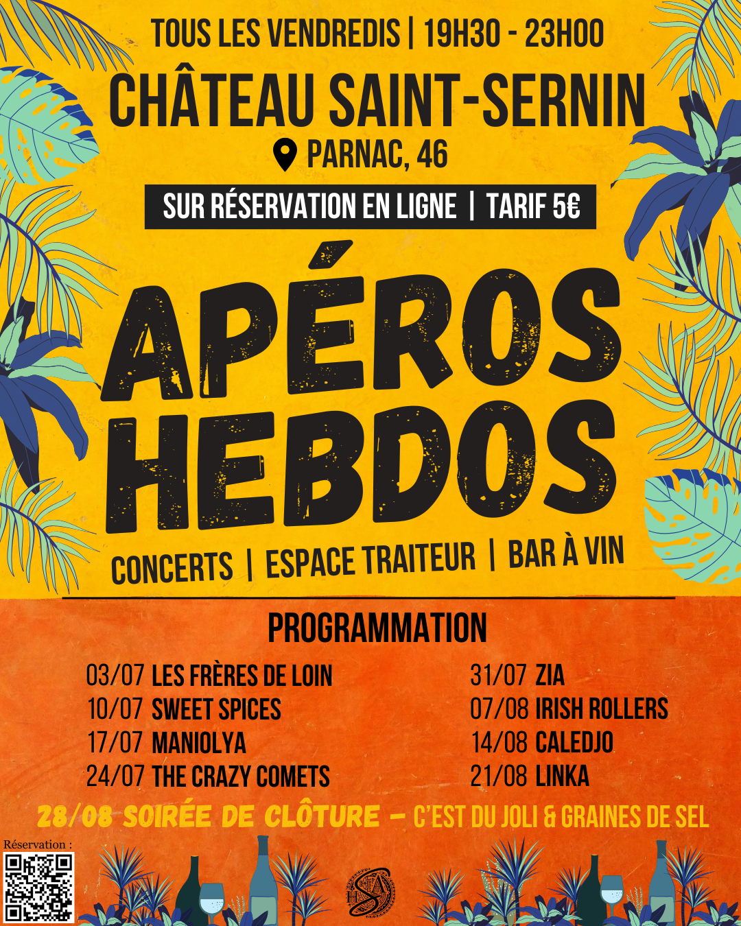 Figeac : Apéro-hebdo au Château Saint-Sernin