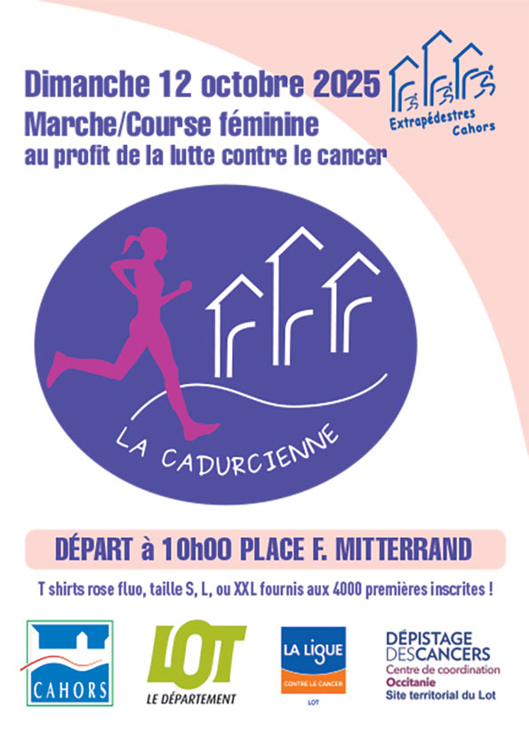 Figeac : Octobre rose à Cahors: course pédestre 