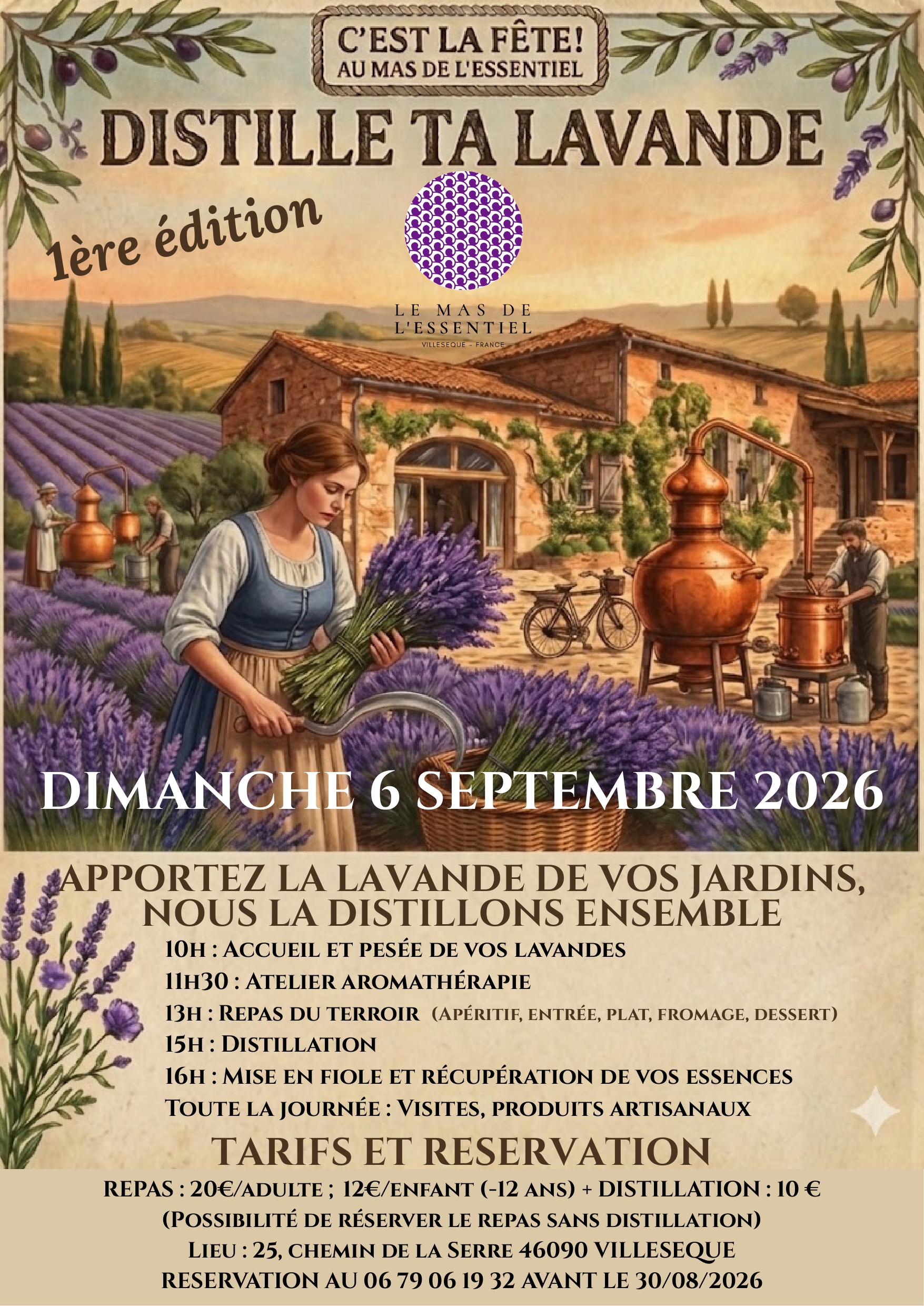 Figeac : Distille ta lavande !