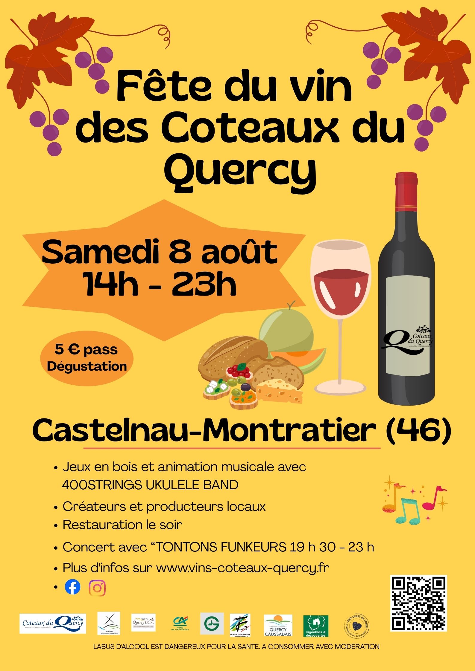 Figeac : Fête du Vin des Coteaux du Quercy à Castelnau-Montratier