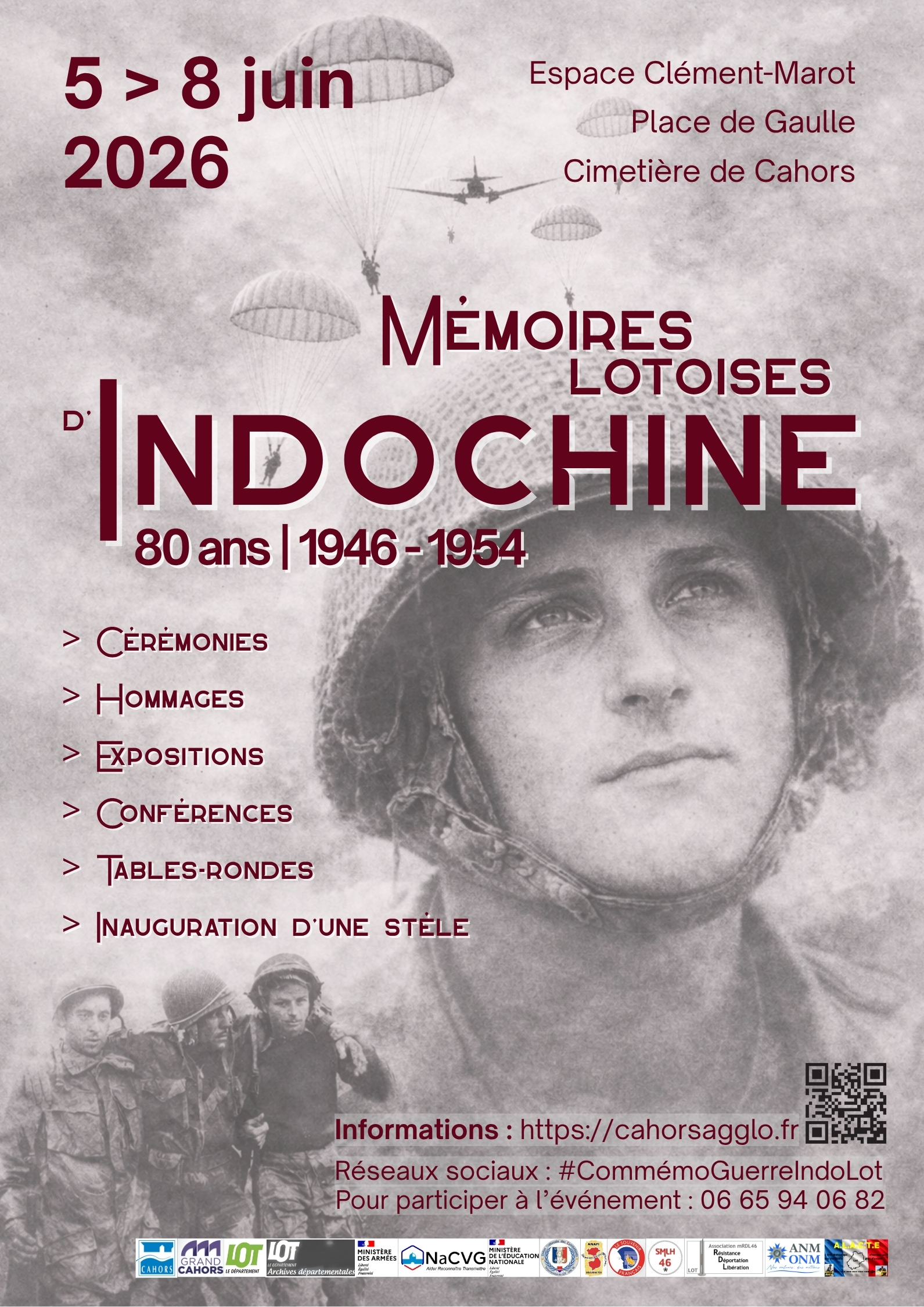 Figeac : Mémoires Lotoises d'Indochine 1946-1954 : 80 ans
