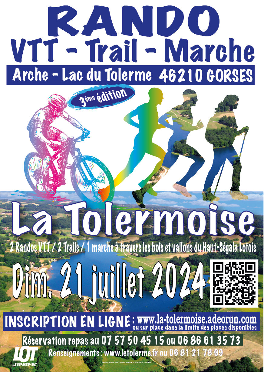 Figeac : La Tolermoise, rando, VTT, Trail