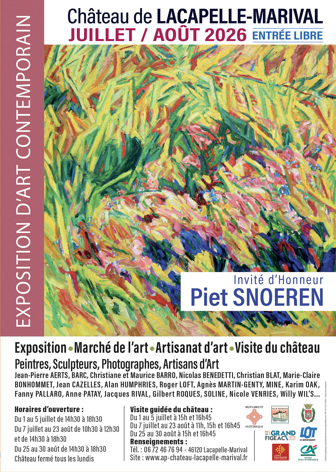 Figeac : Exposition d'été au Château de Lacapelle-Marival