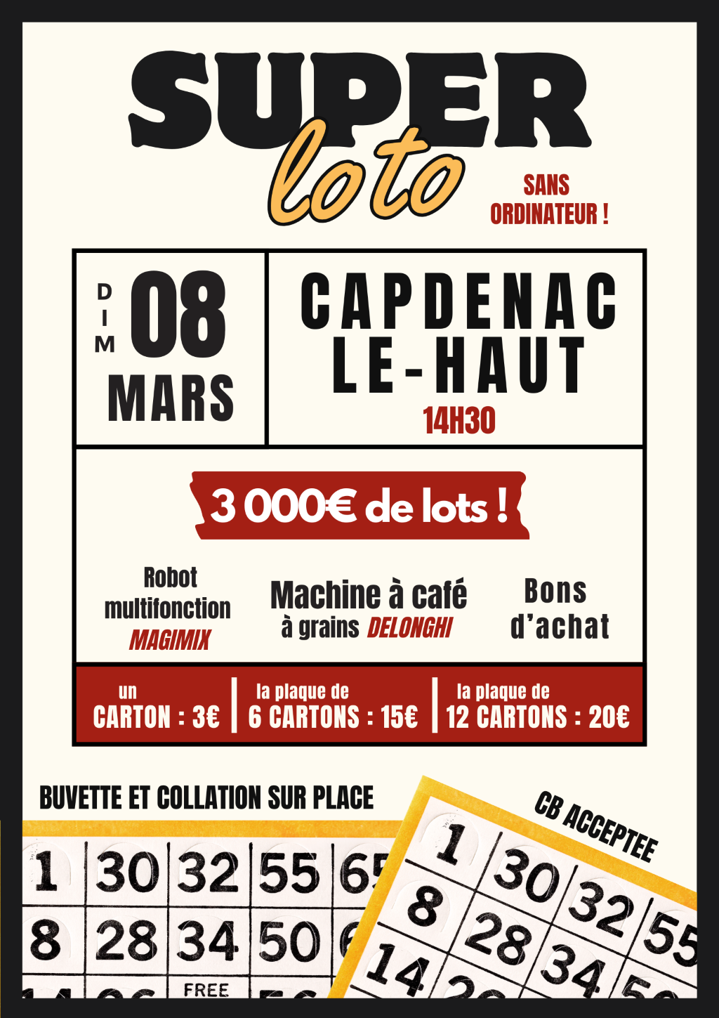 Figeac : Super loto à Capdenac-le-Haut
