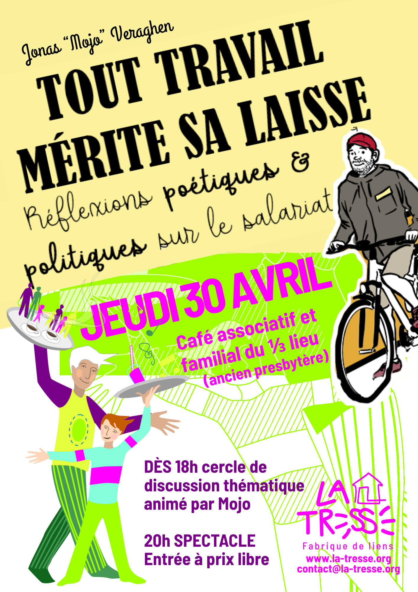 Figeac : Soirée discussion et spectacle : réfléxions poétiques et politiques sur le salariat à La Tresse