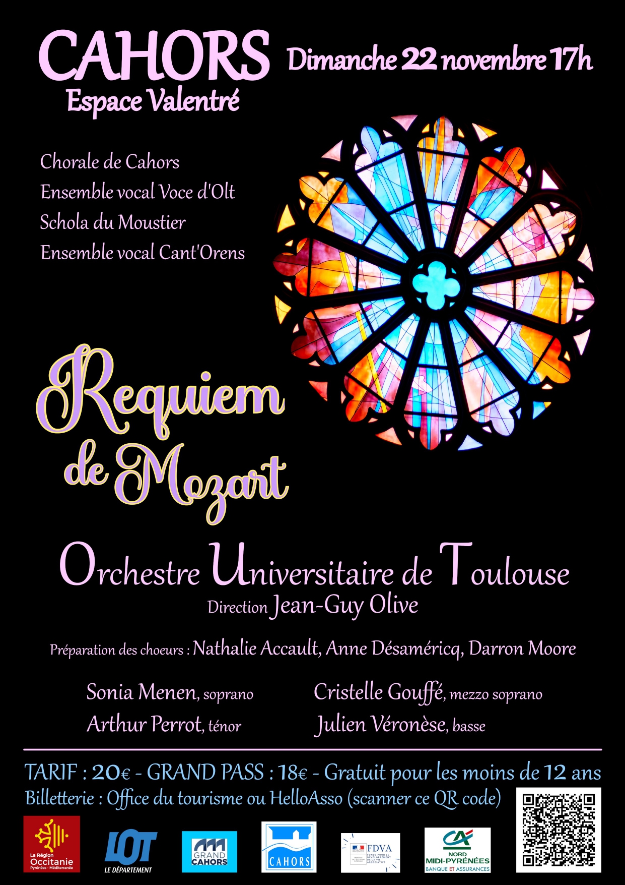 Figeac : Requiem de Mozart par l'Orchestre Universitaire de Toulouse
