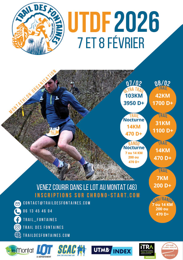 Figeac : Trail des Fontaines du Montat