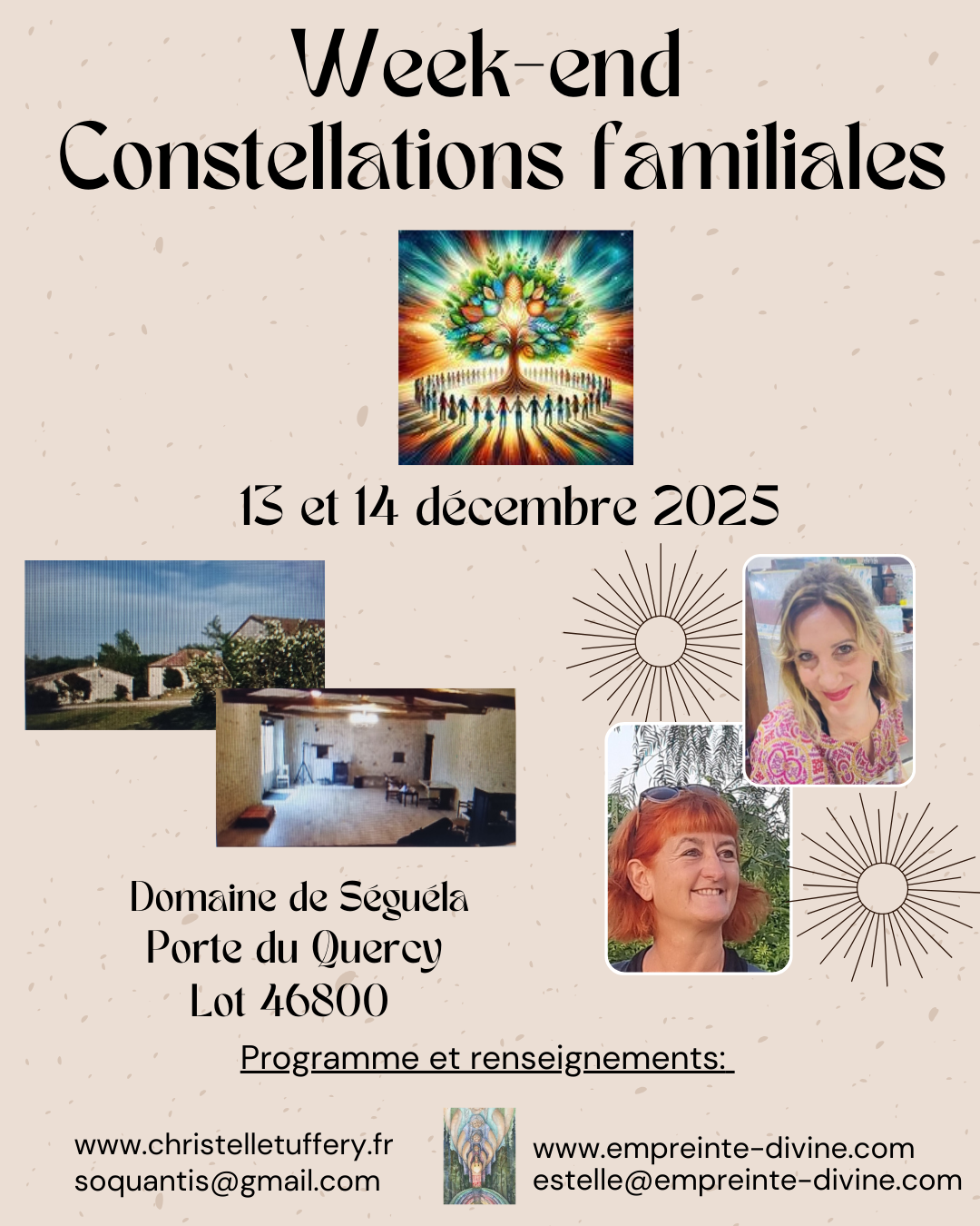 Figeac : Week-end Constellations familiales systémiques