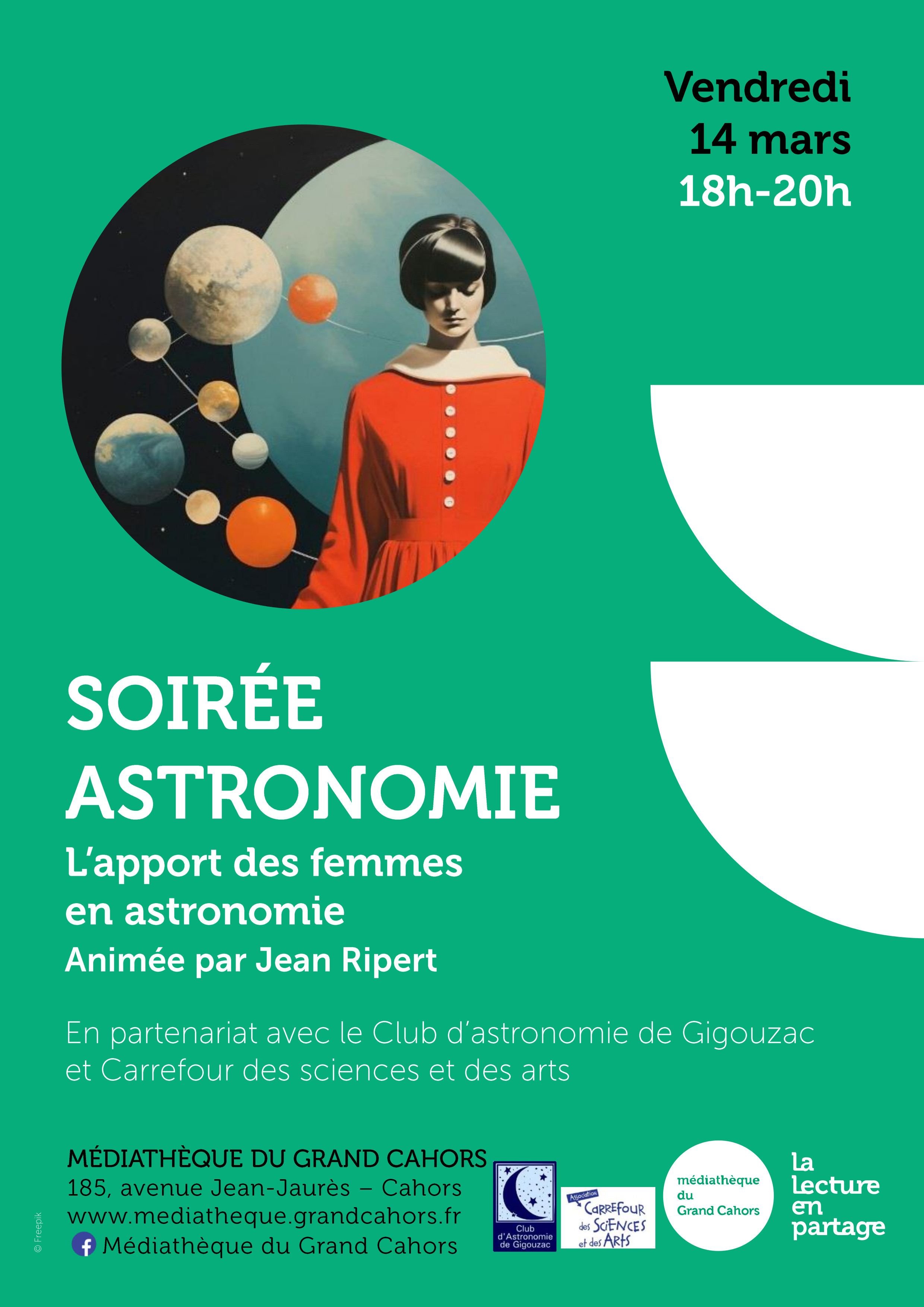 Soirée Astronomie : L’apport des femmes en astronomie