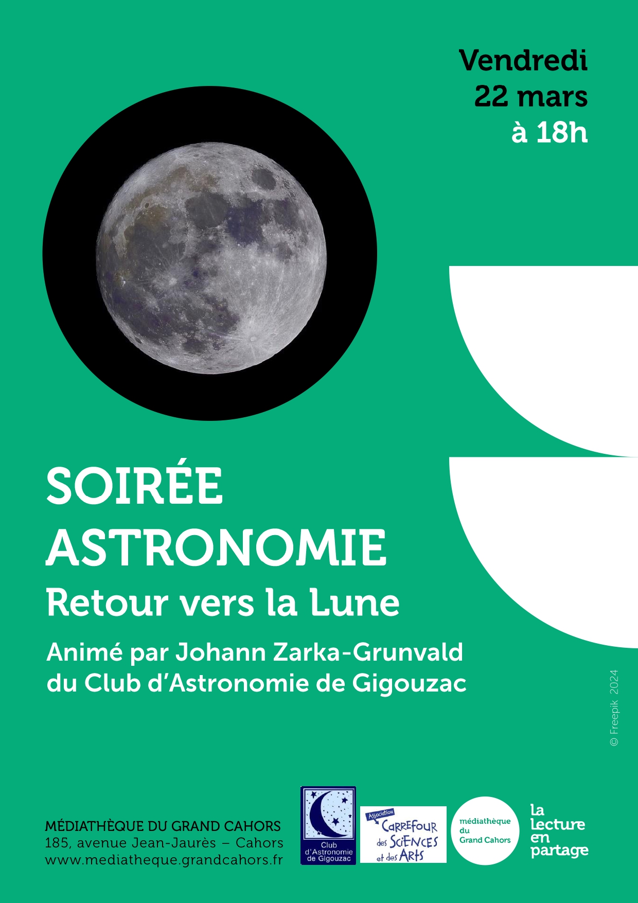 Figeac : Soirée astronomie à la Médiathèque de Cahors