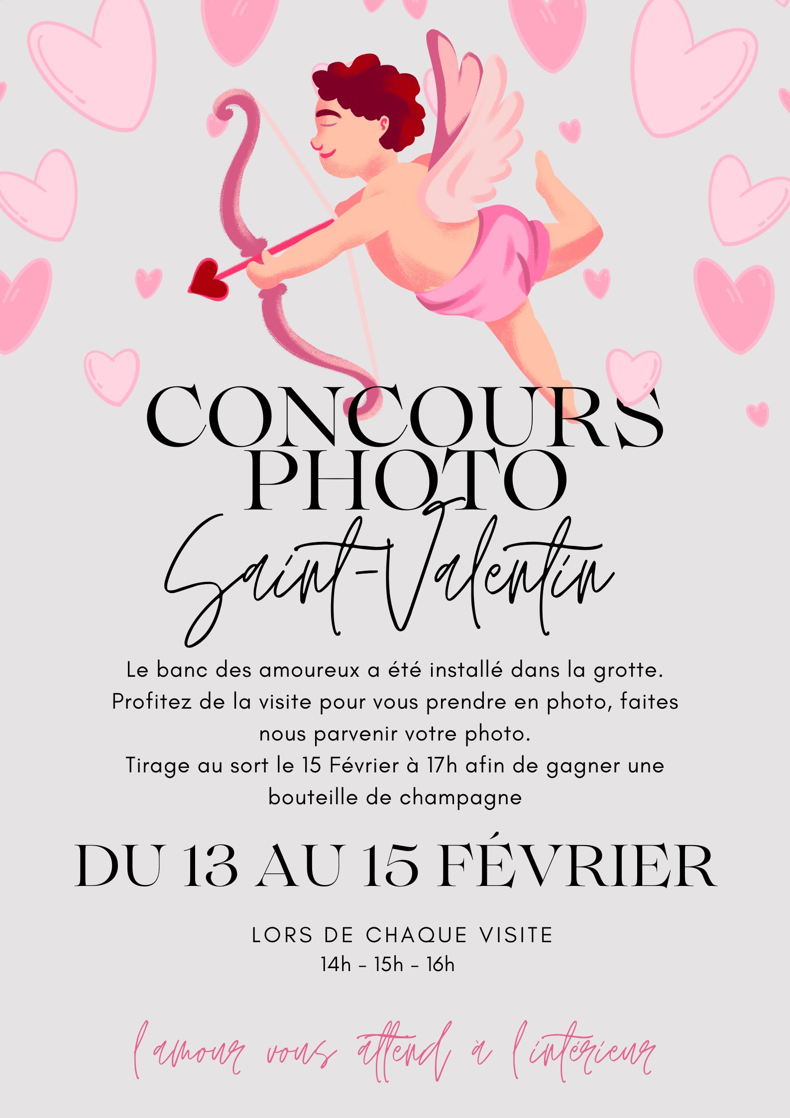 Figeac : Concours photo de la Saint Valentin aux Grottes de Presque