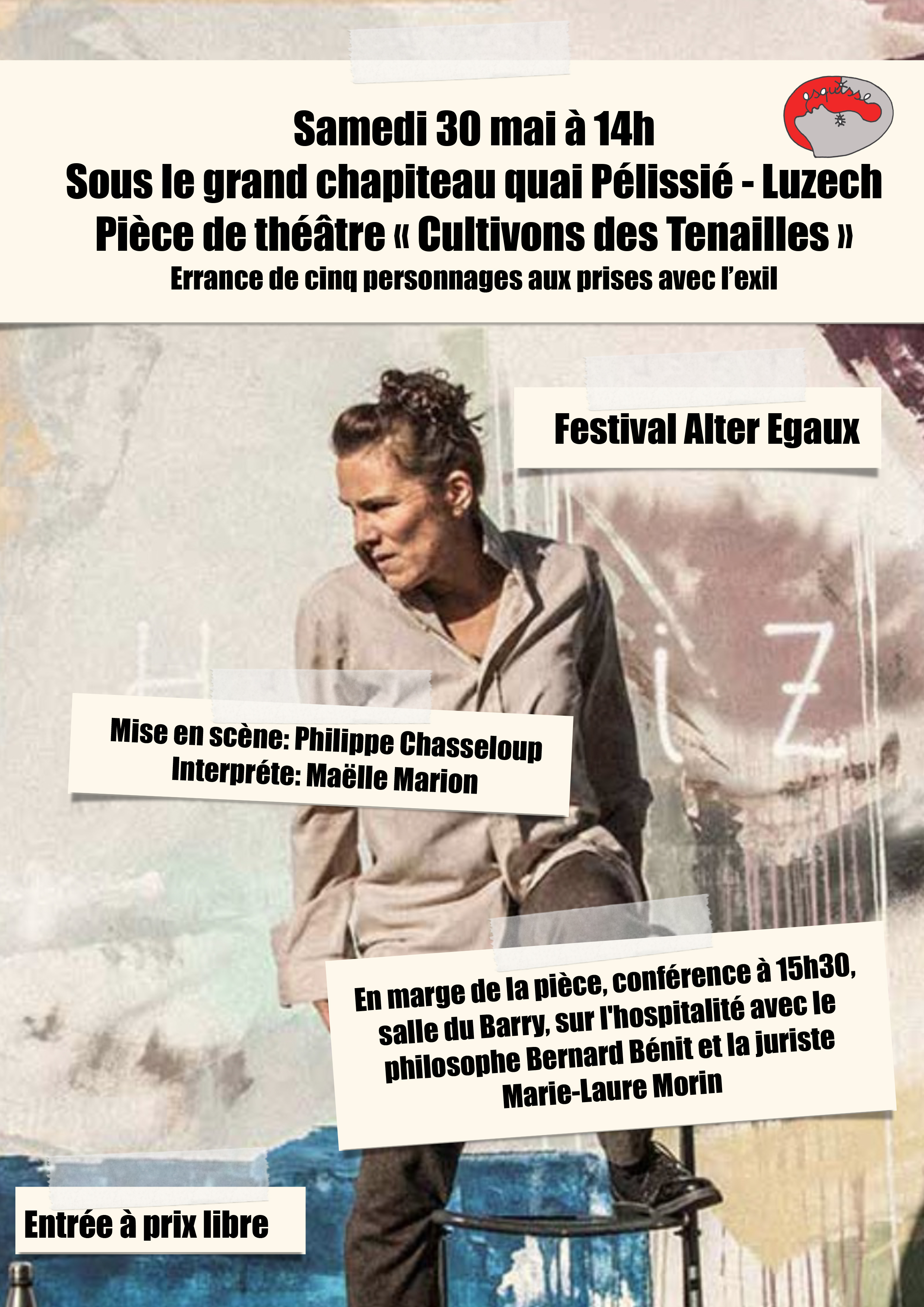 Figeac : Festival Alter Egaux :  Journée théâtre, conférence et concert