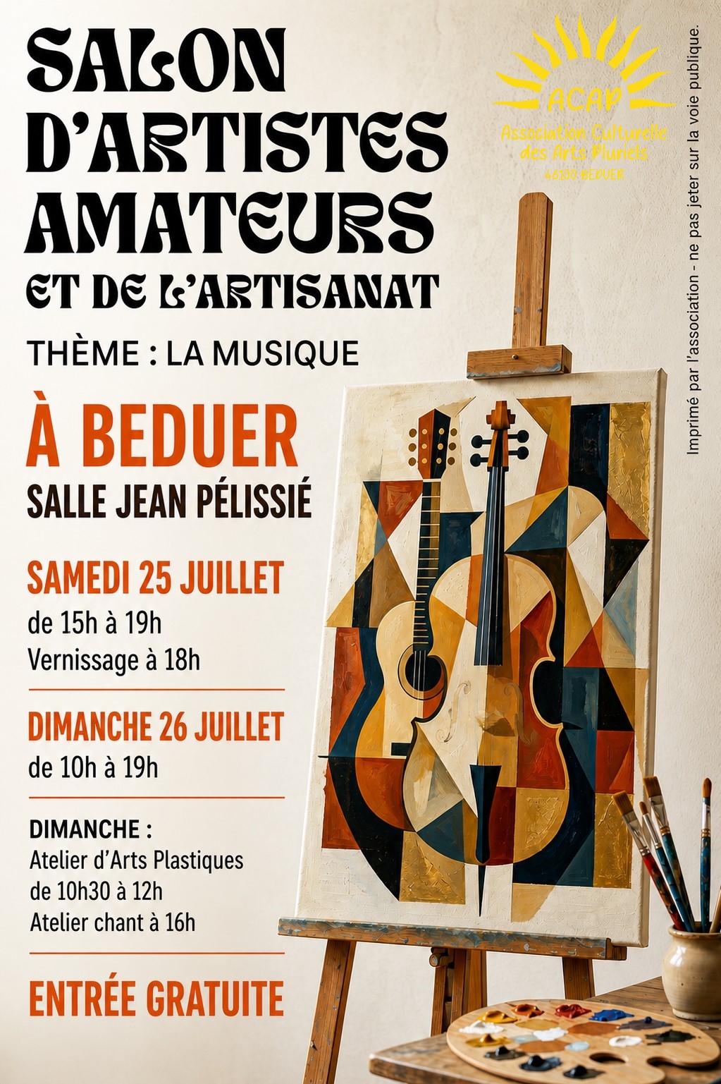 Figeac : Salon d’artistes amateurs et de l’artisanat à Béduer