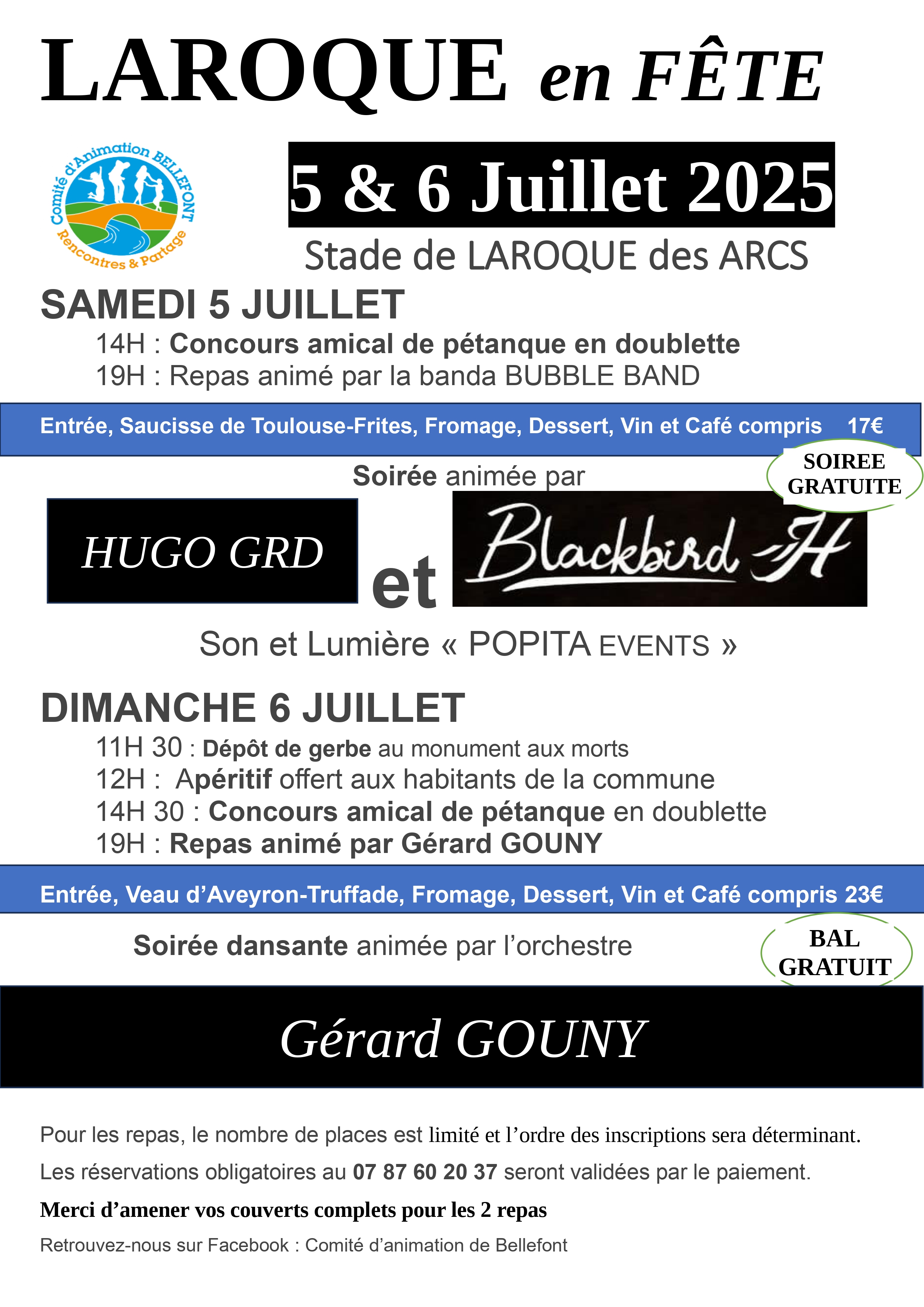 Figeac : Fête votive de Laroque-des-Arcs