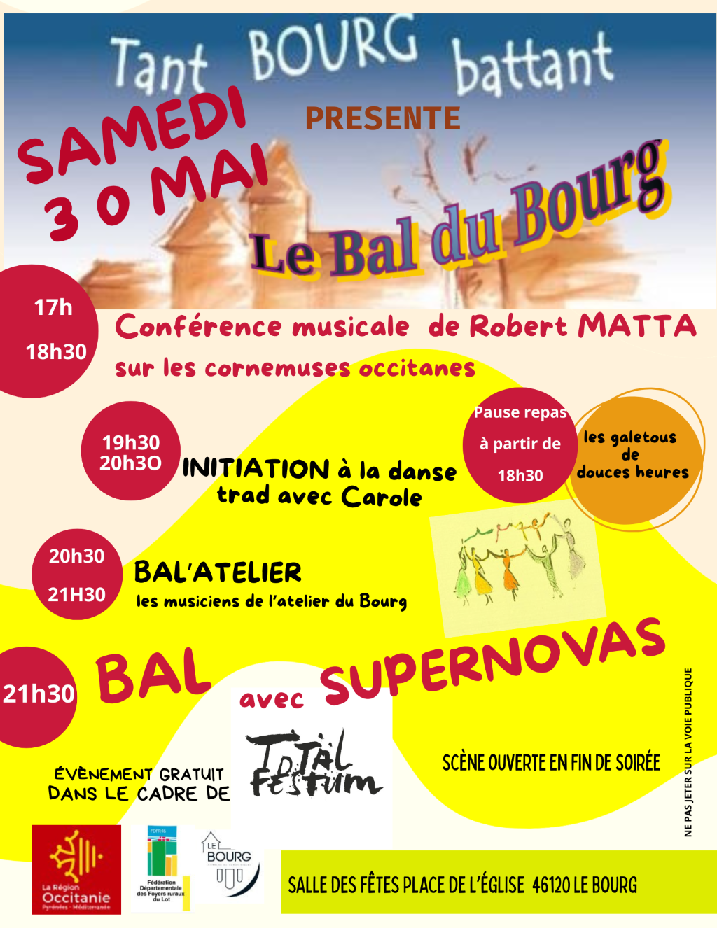 Figeac : Total Festum à le Bourg : Le Bal du Bourg