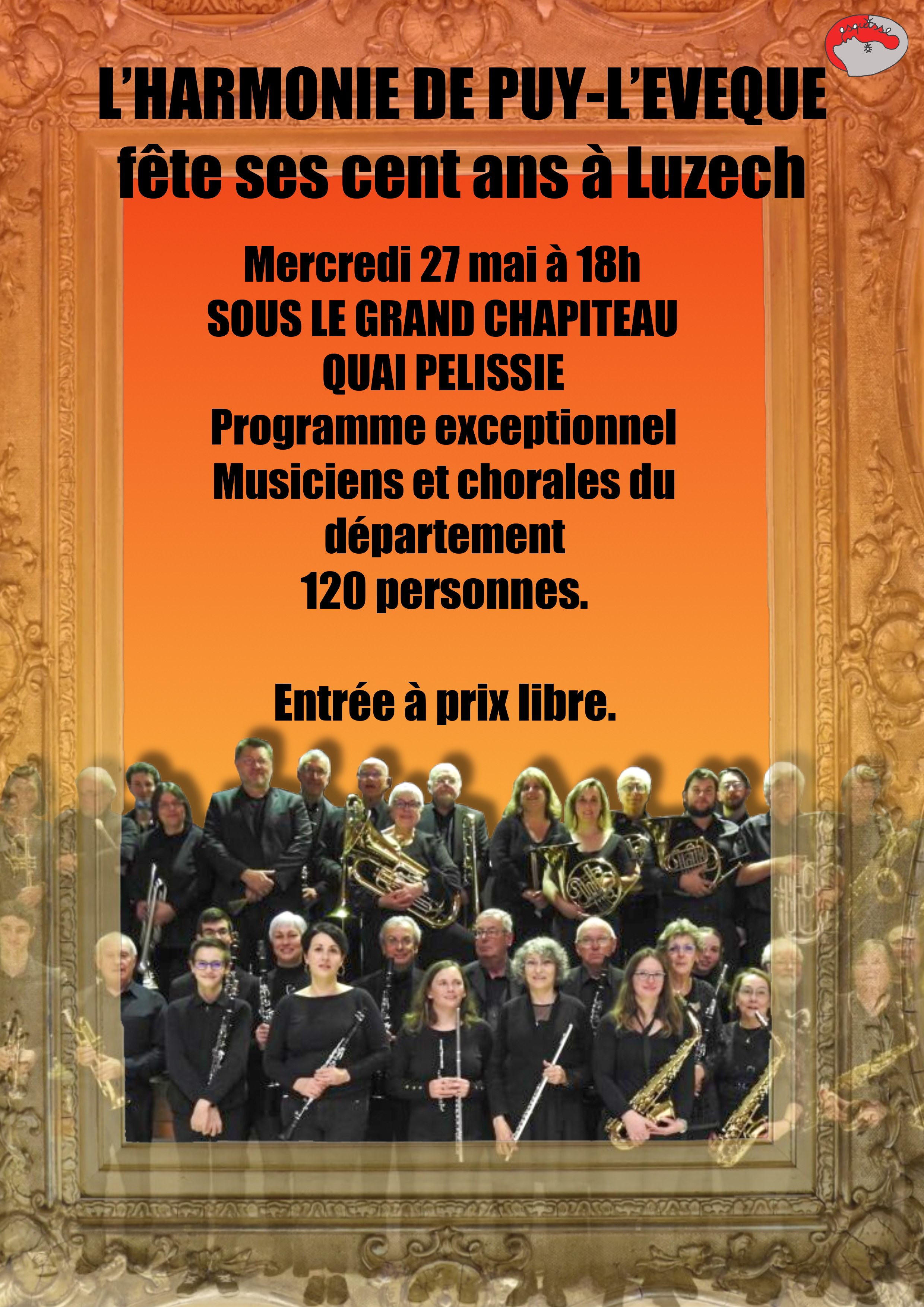 Figeac : Festival Alter Egaux :  L'harmonie de Puy l'évêque fête ses 100 ans