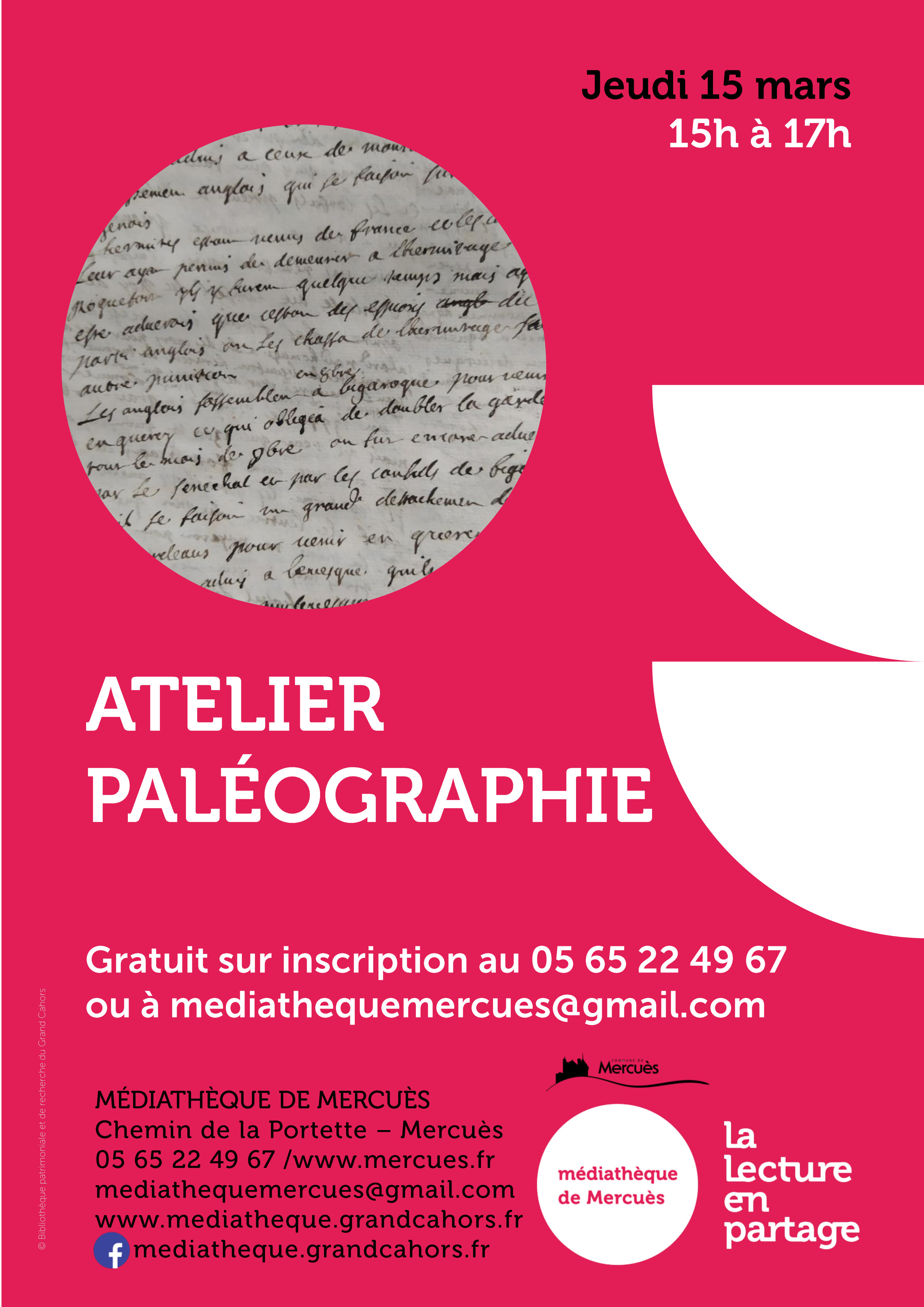 Figeac : Atelier paléographie
