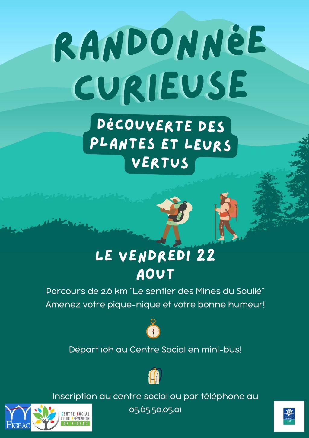 Petits pas dans les bois avec le Centre social de Figeac